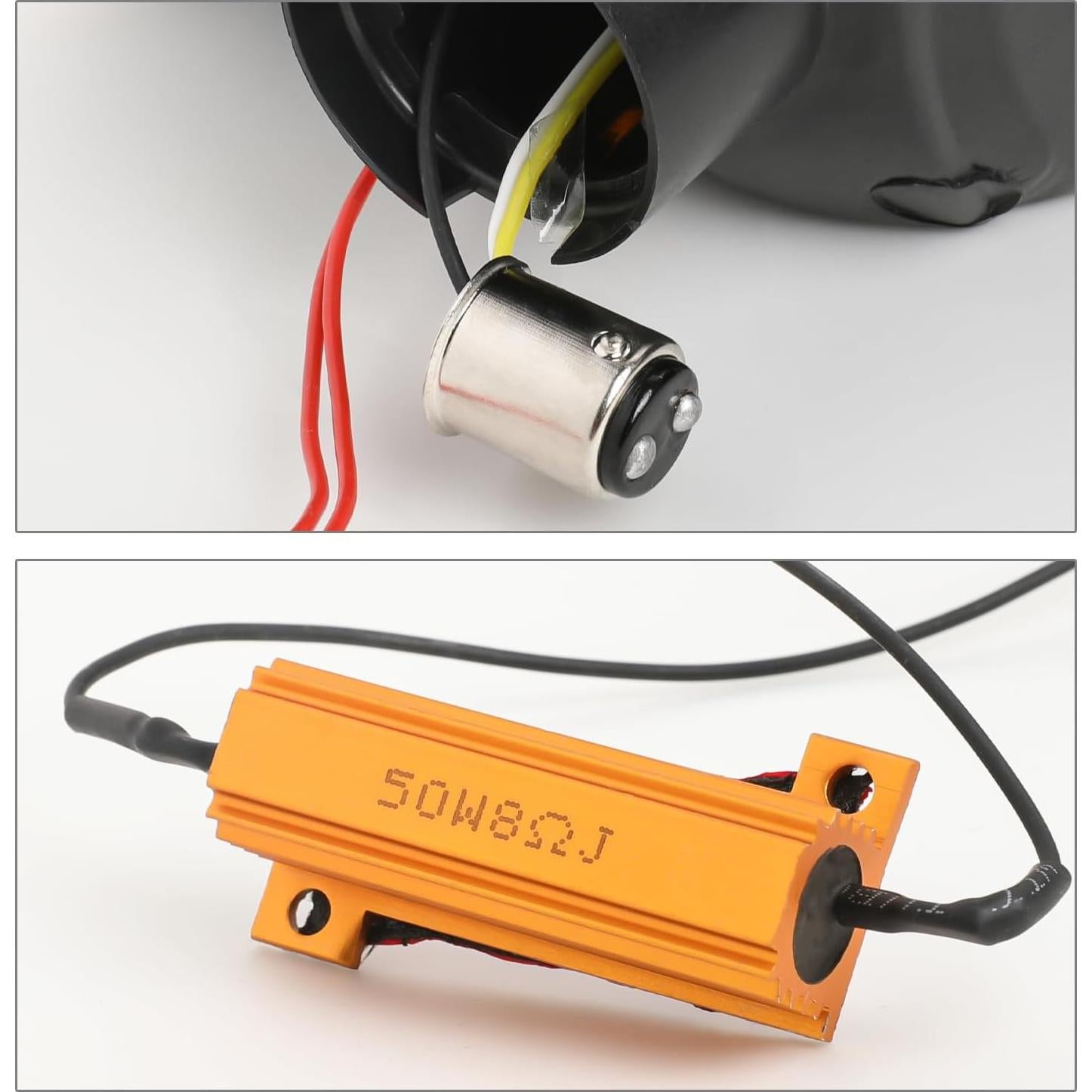 Faros Delanteros LED Magshion para Honda Civic 92-95 Negro