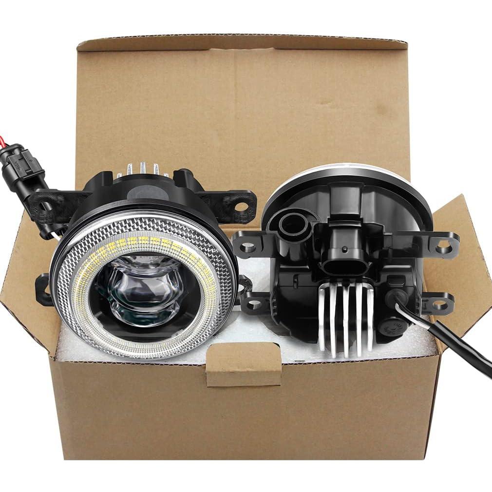 Luces de Niebla LED Cawanerl Angel Eye para Honda Acura