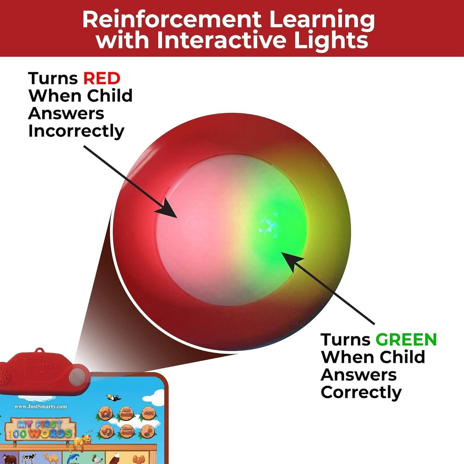 Just Smarty Póster Educativo 100 Palabras para Niños