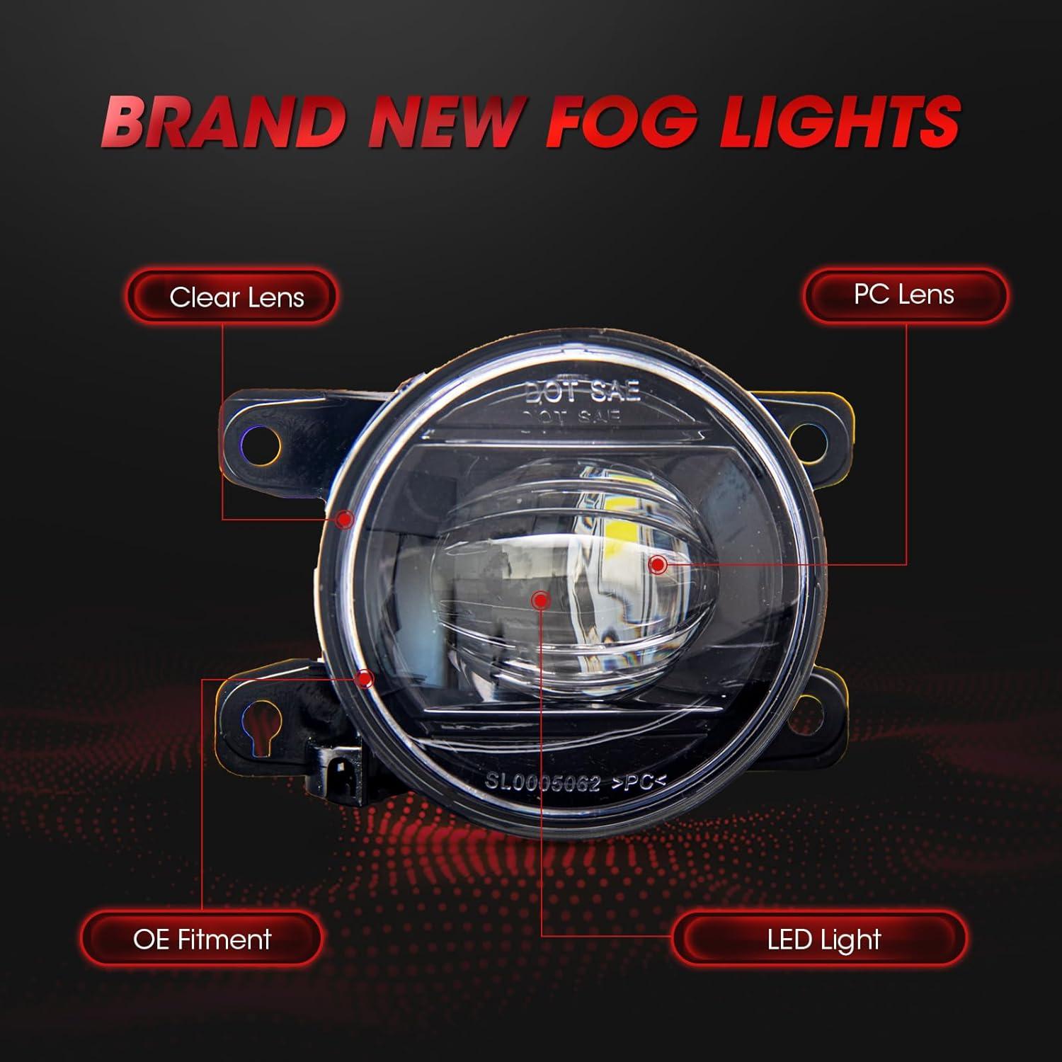 Luces de Niebla LED WEZEMLIGHT para Honda Civic/Fit/HR-V/Accord