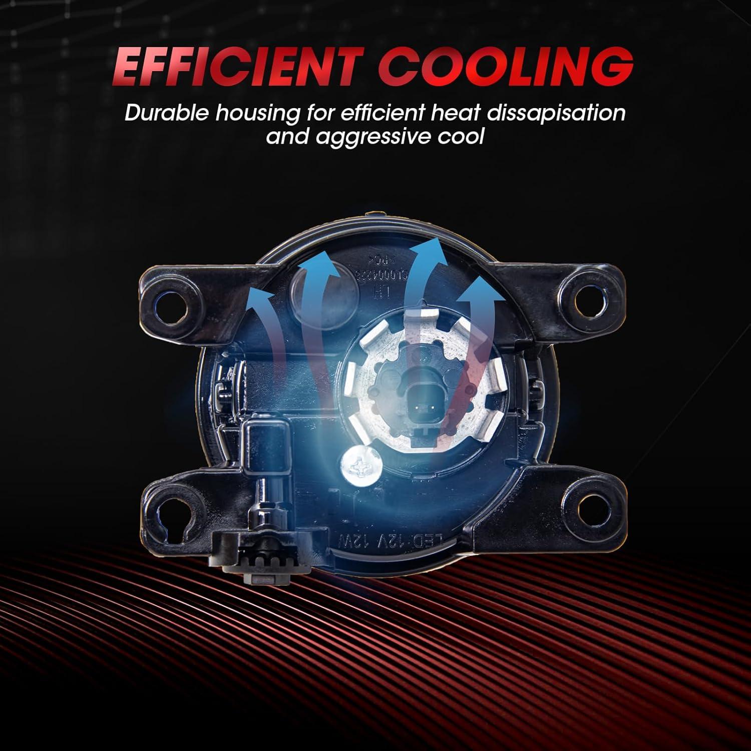 Luces de Niebla LED WEZEMLIGHT para Honda Civic/Fit/HR-V/Accord