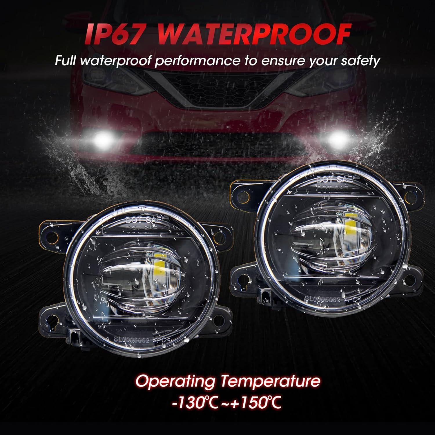 Luces de Niebla LED WEZEMLIGHT para Honda Civic/Fit/HR-V/Accord