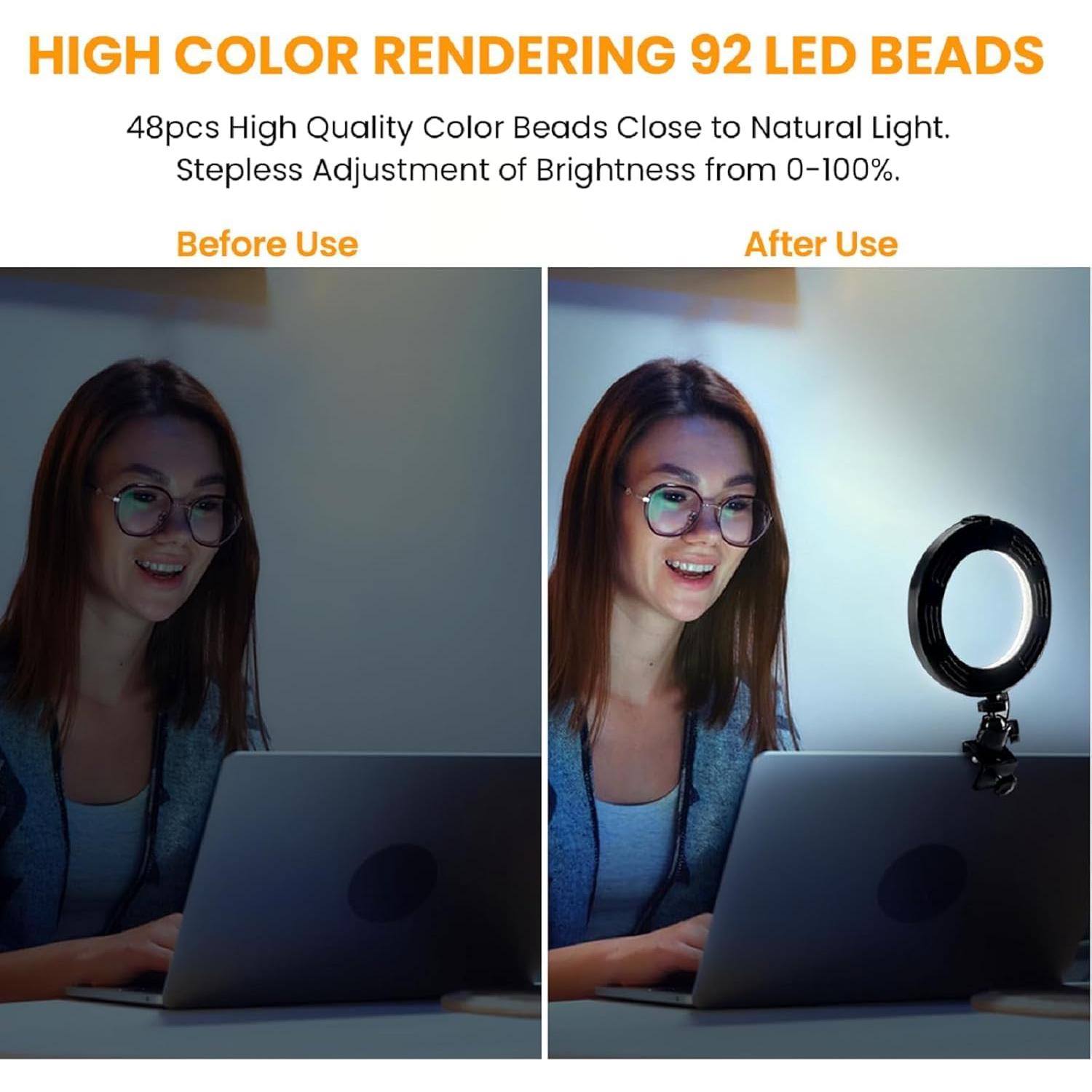 Kit de Iluminación LED MACTREM 15,24 cm 3 Modos y 10 Brillos