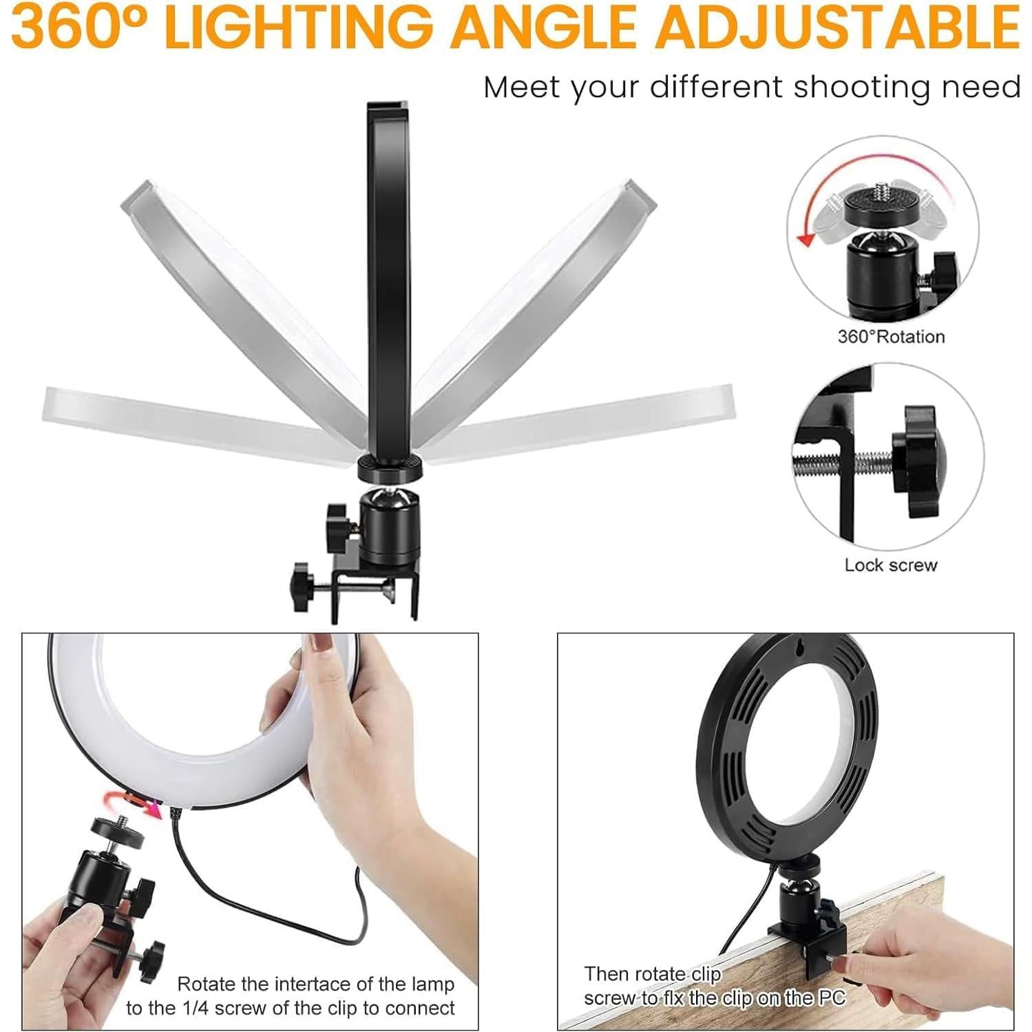 Kit de Iluminación LED MACTREM 15,24 cm 3 Modos y 10 Brillos