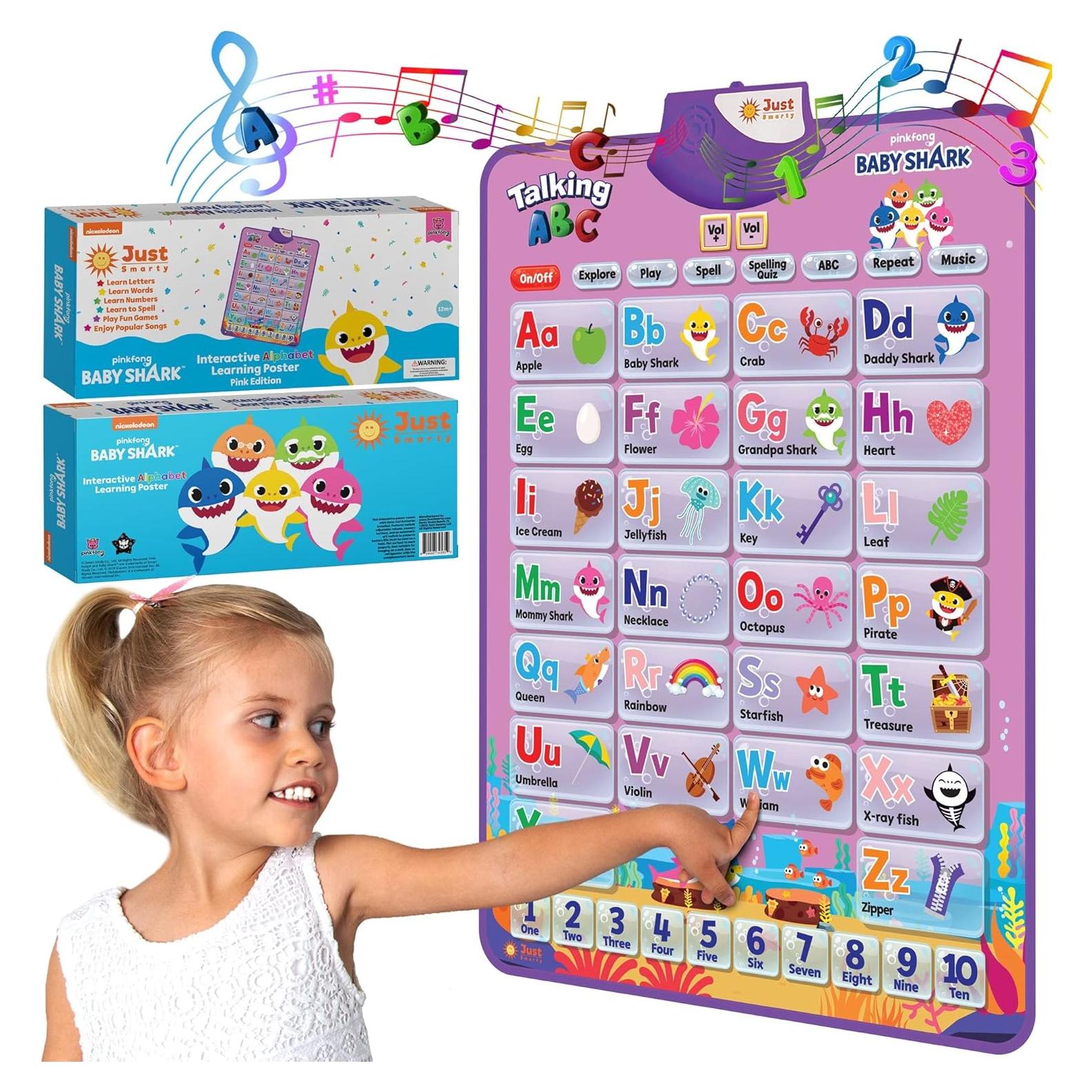 Alfombra Musical Pinkfong Baby Shark Rosa 60x45 cm