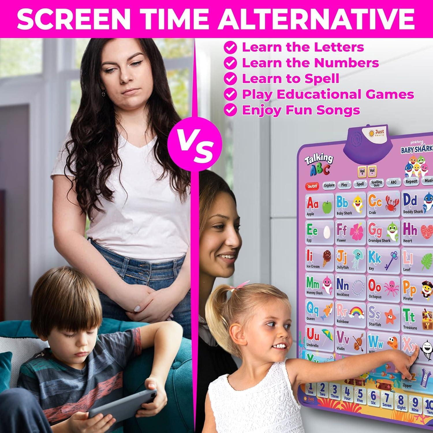 Alfombra Musical Pinkfong Baby Shark Rosa 60x45 cm