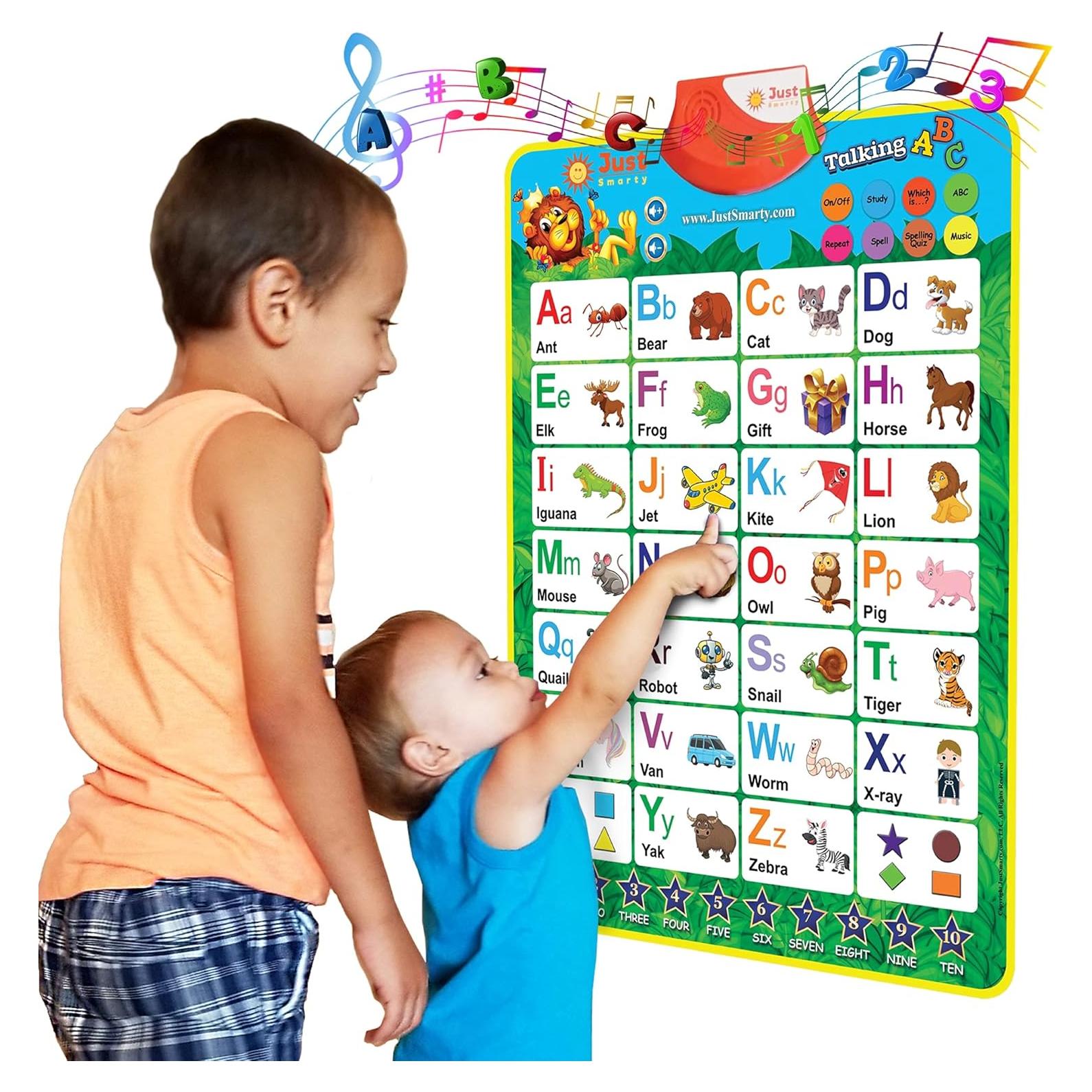 Póster Interactivo Just Smarty Alfabeto 60x45 cm Verde