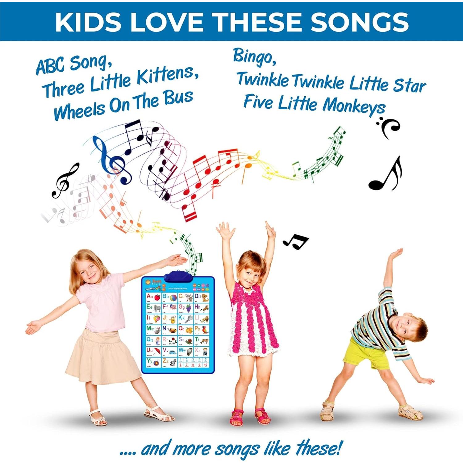 Póster Interactivo Just Smarty ABCs y 123s Musical 61x46cm