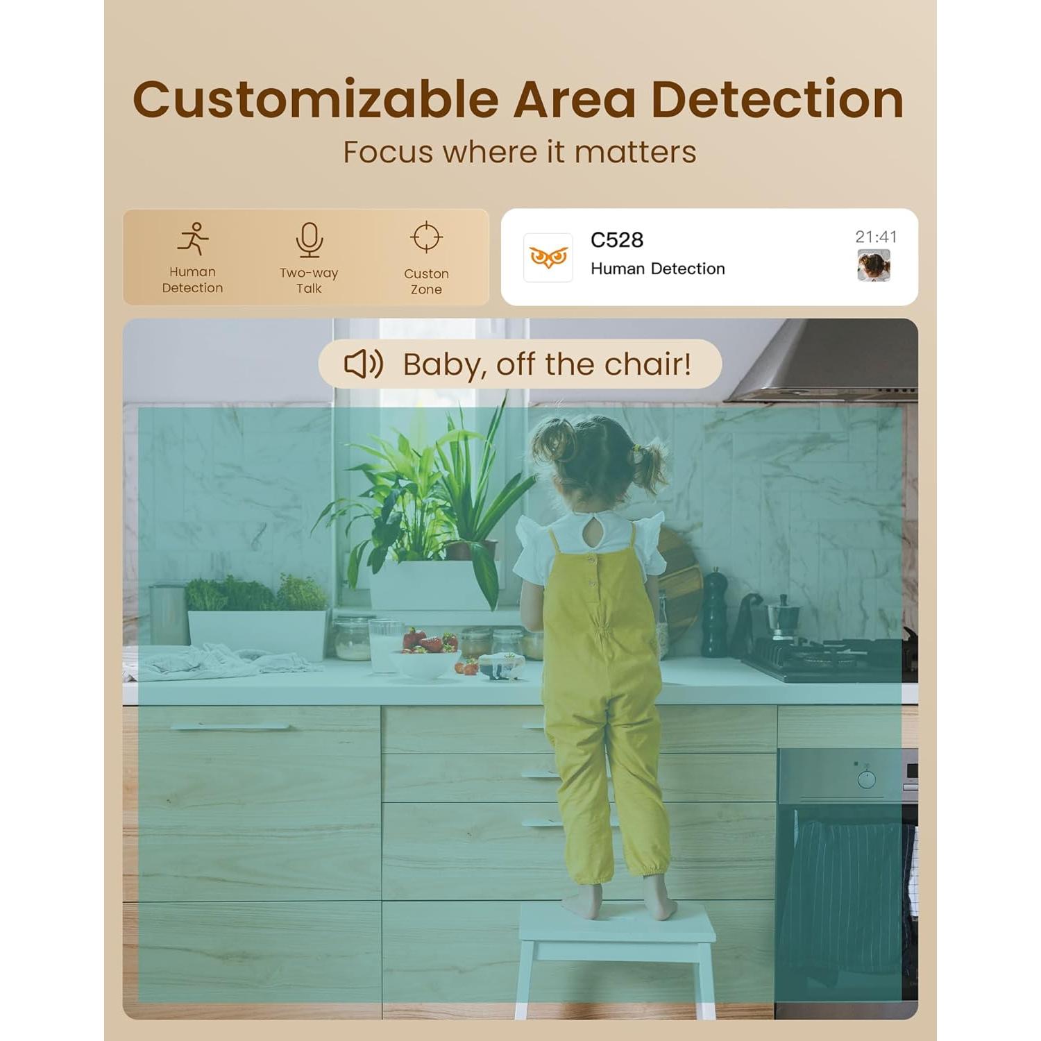 Cámara de Seguridad Anlapus C528 Doble Lente 4MP WiFi