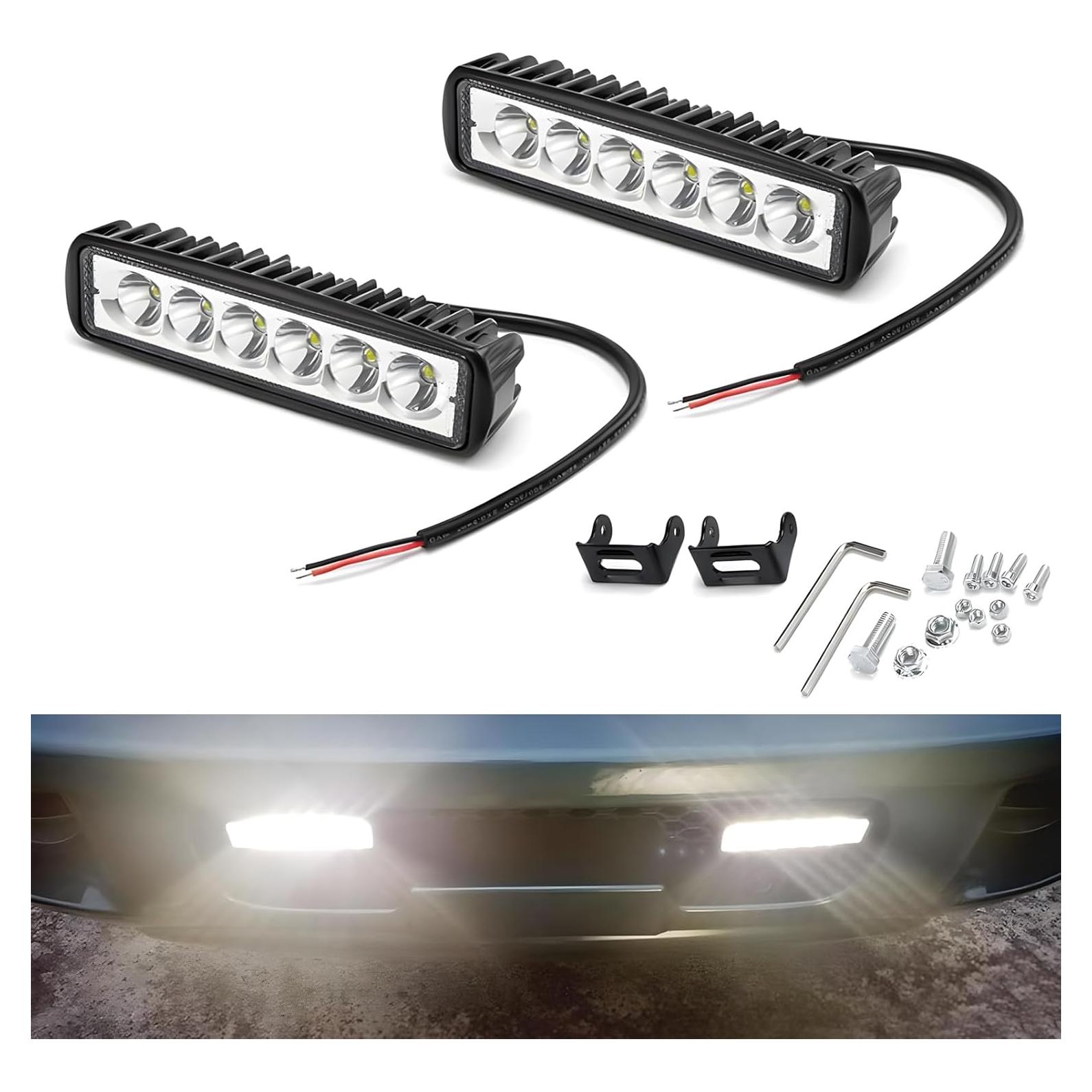 Luces de Circulación Diurna LED Getfay 18W IP67 Universal