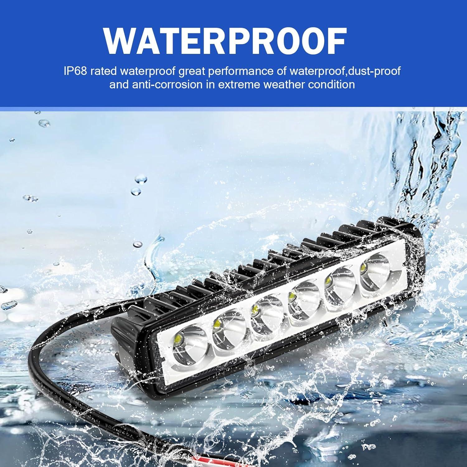 Luces de Circulación Diurna LED Getfay 18W IP67 Universal