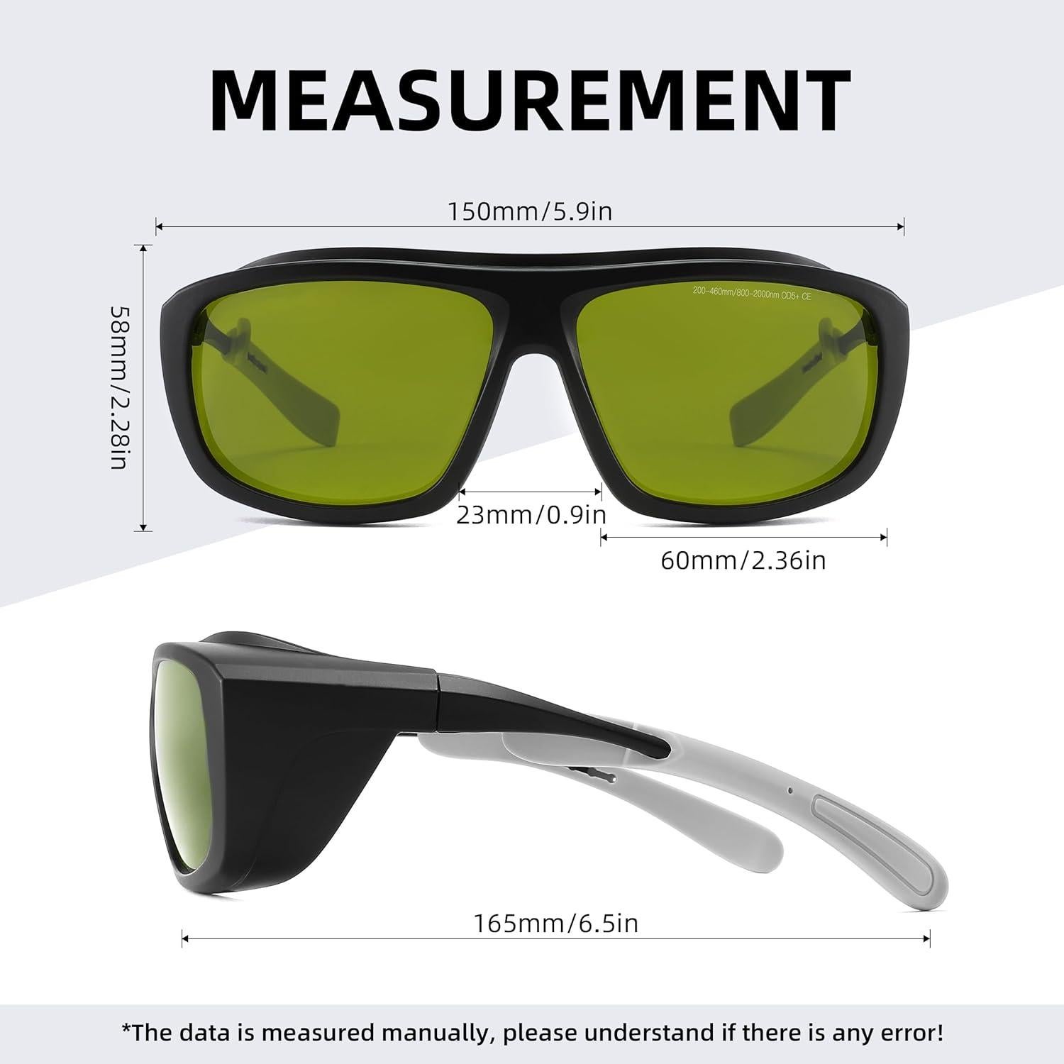 Gafas de seguridad láser Alsenor OD5+ protección ocular