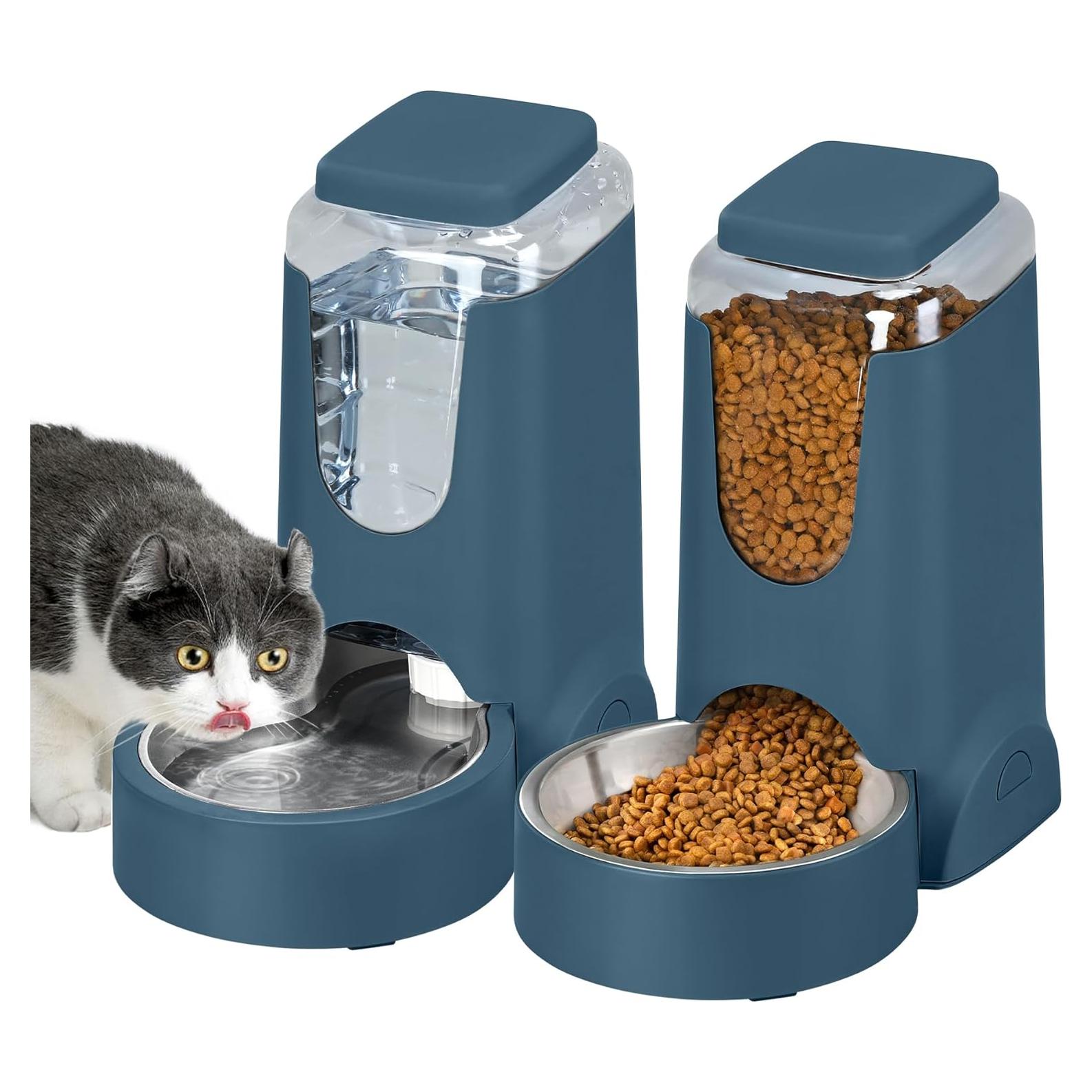 Comederos Automáticos WyfKyd para Gatos y Perros 2 Pzs