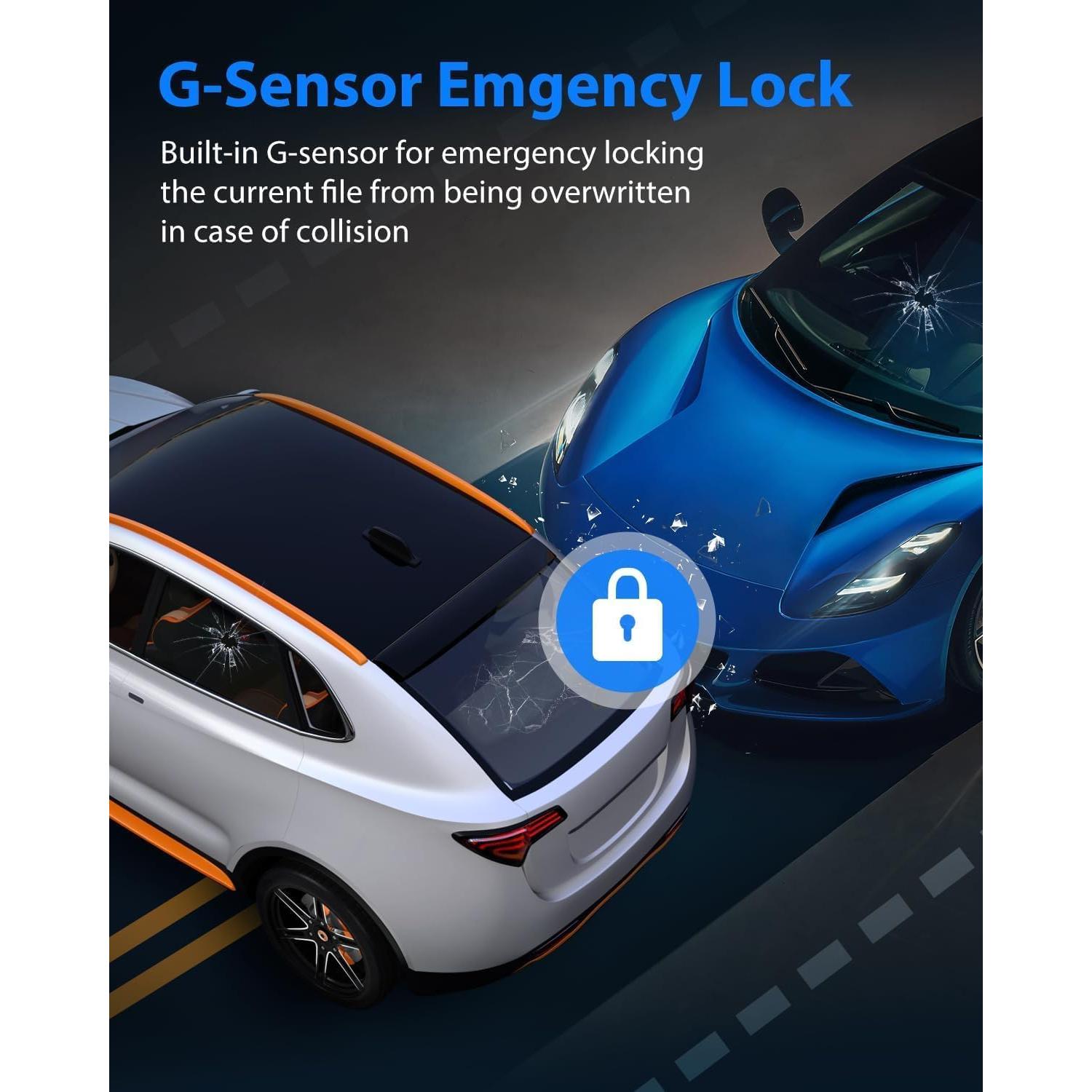 Cámara Dash SUVCON J06 3 Canales 1080P con Tarjeta 32GB