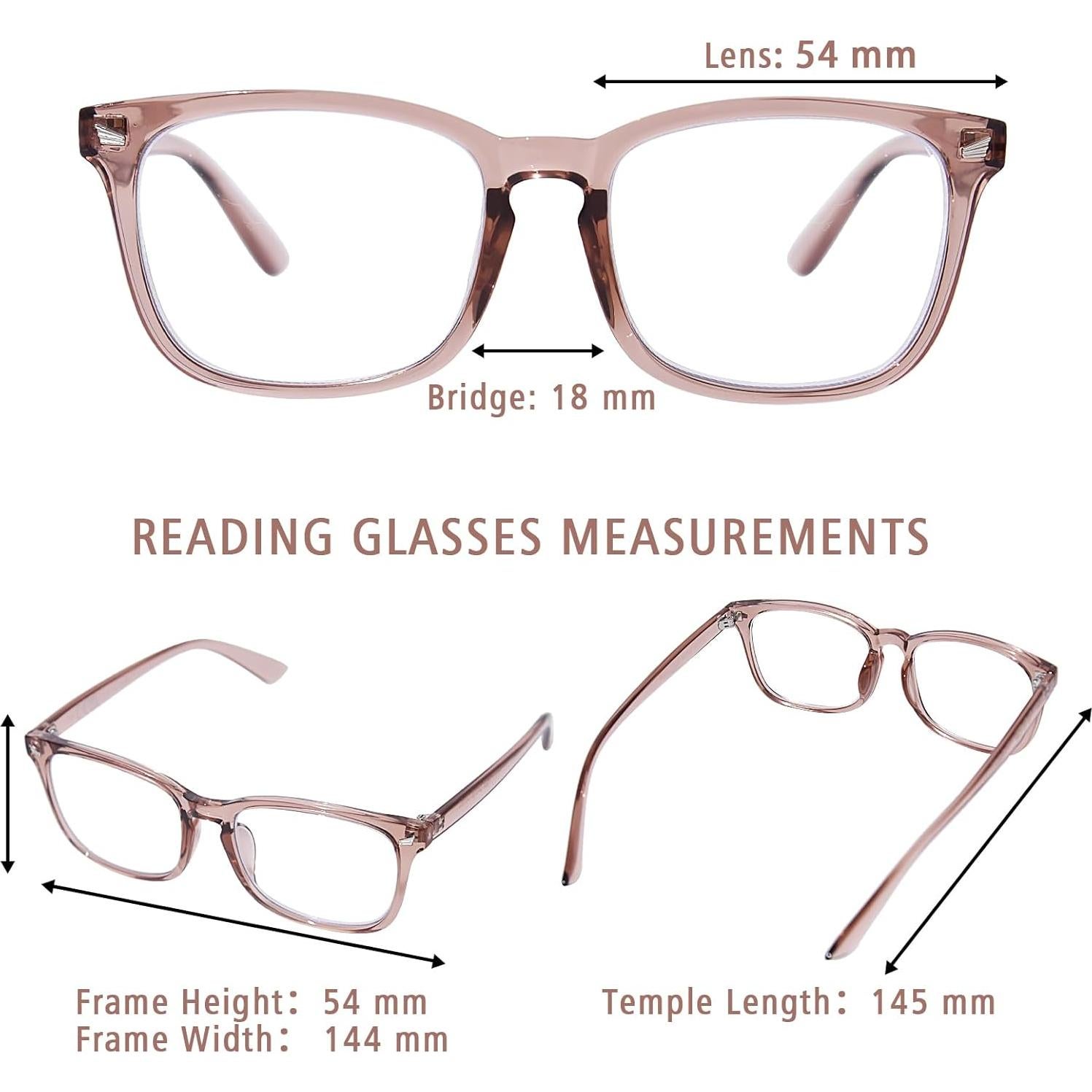 Gafas Bifocales OPTOFENDY 2.5x Antirreflejo Rosa Bebé