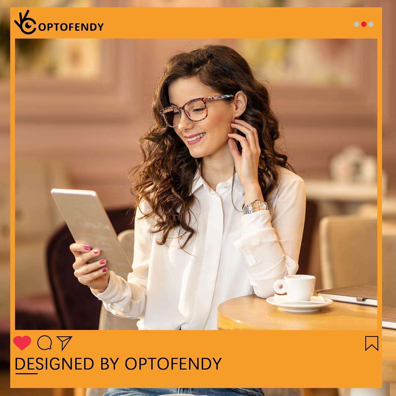 Gafas Bifocales OPTOFENDY 2.5x Antirreflejo Azul