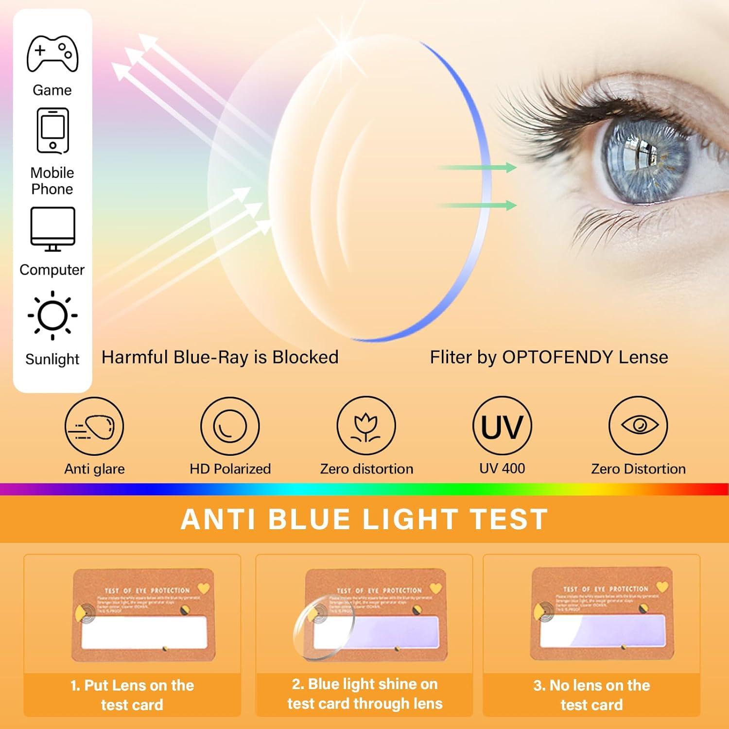 Gafas Bifocales OPTOFENDY 2.5x Antirreflejo Azul