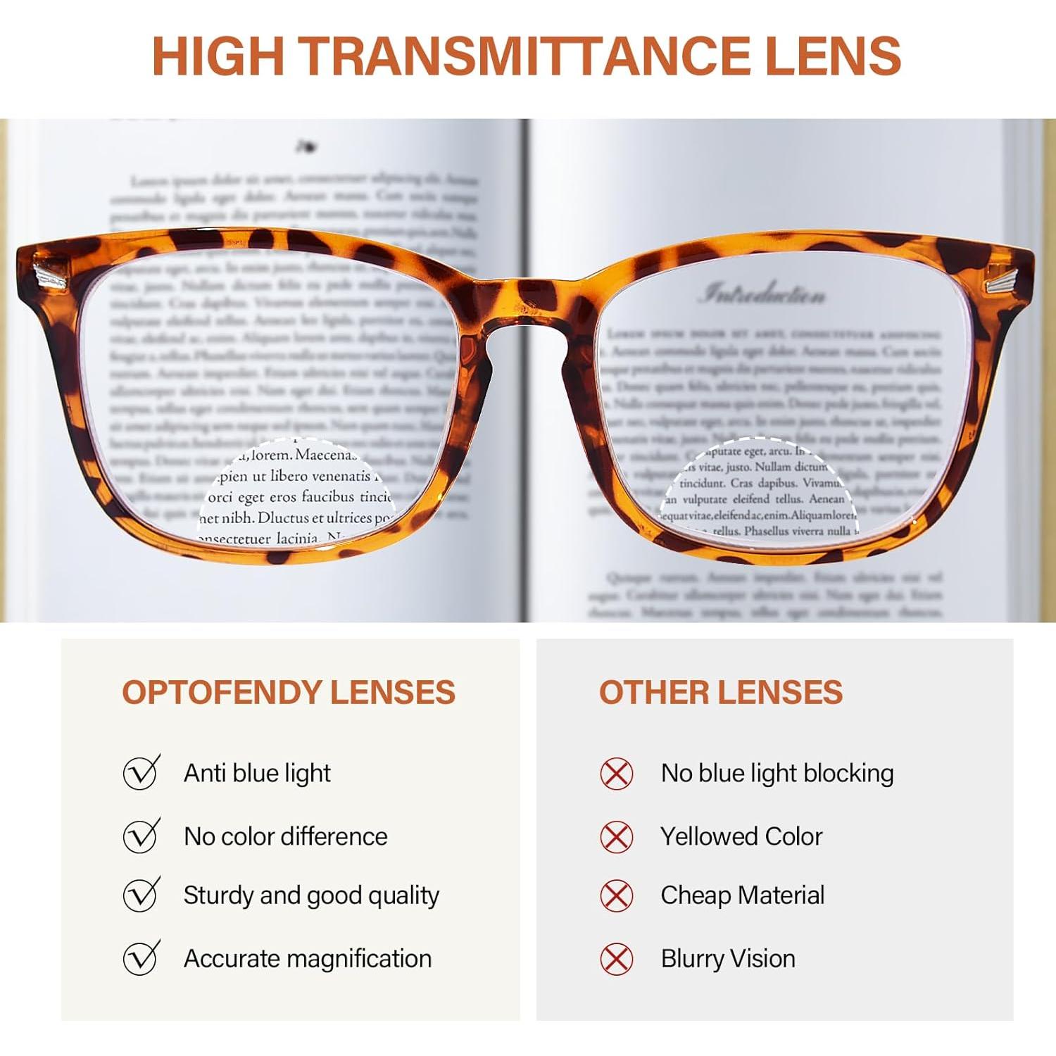 Gafas Bifocales OPTOFENDY 3.0x Unisex con Bloqueo Luz Azul