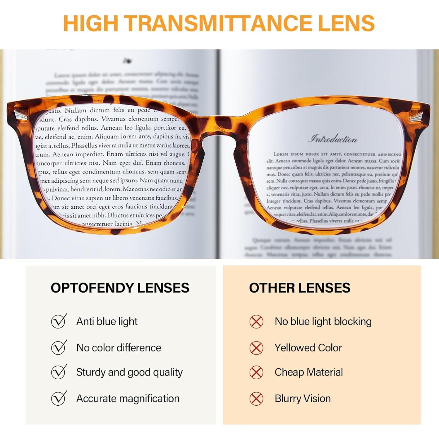 Gafas Bifocales OPTOFENDY con Bloqueo Luz Azul 1.0x