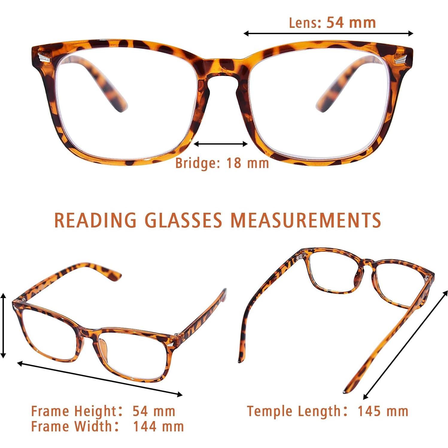 Gafas Bifocales OPTOFENDY 2.5x para Lectura y Computadora