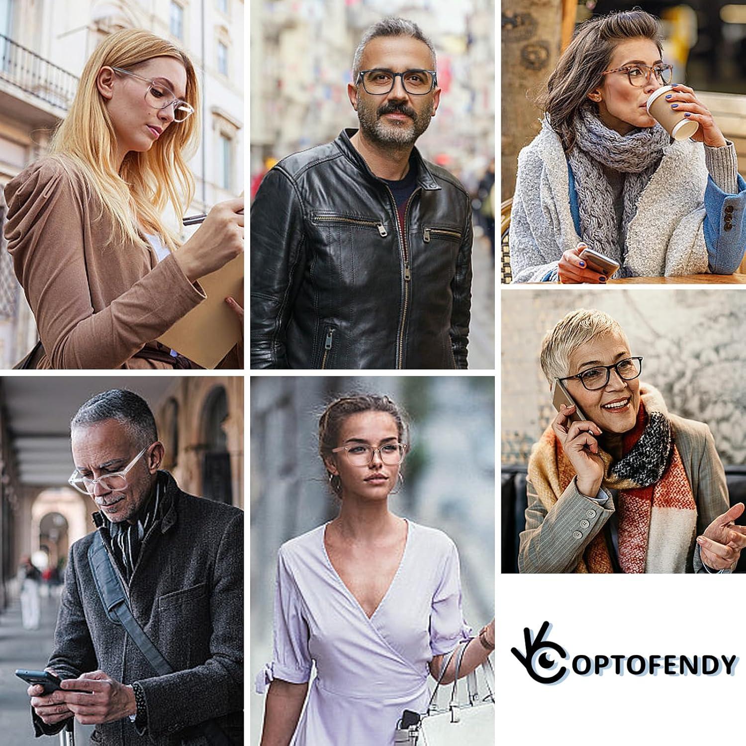 Gafas Bifocales OPTOFENDY Unisex con Bloqueo Luz Azul 1.5x