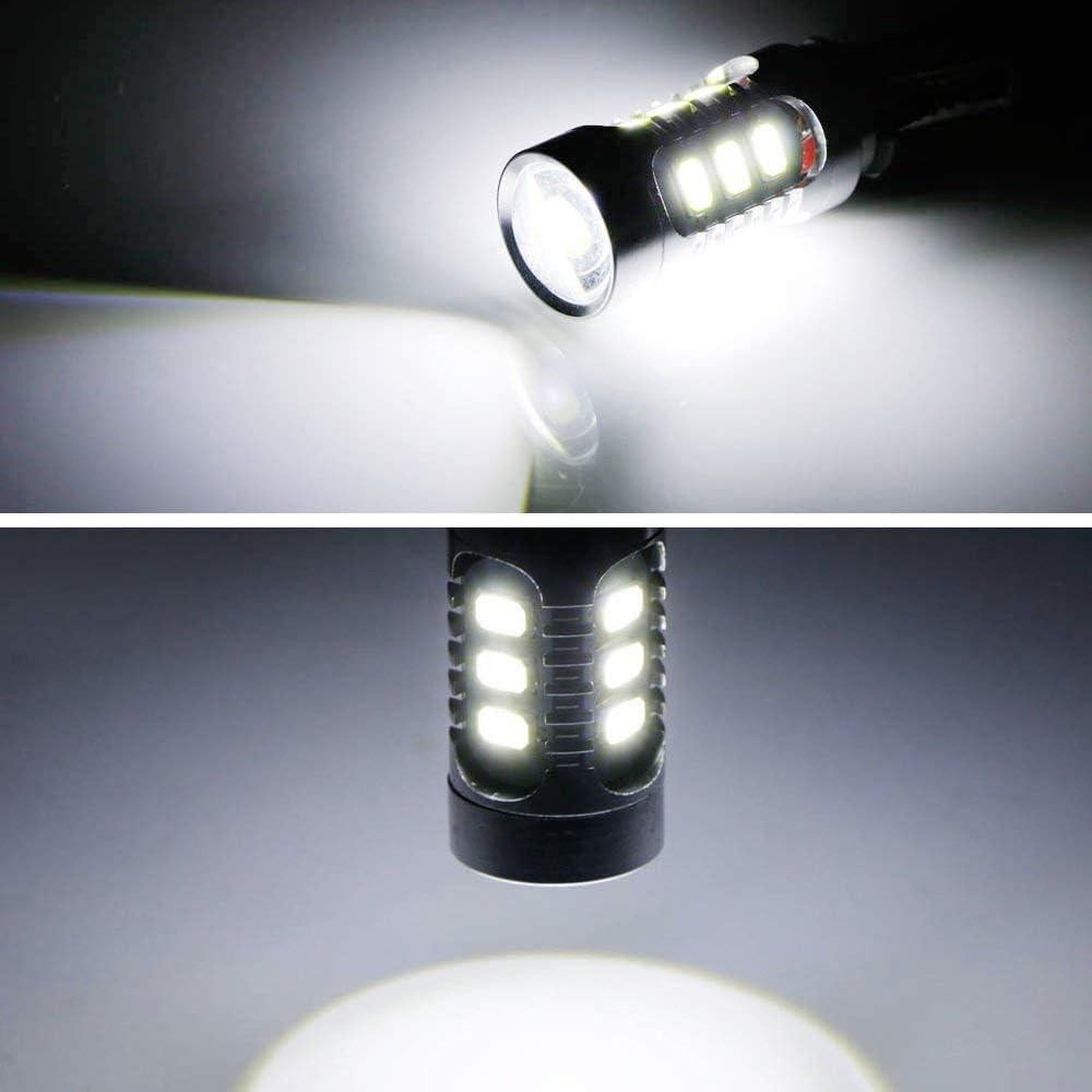 Bombillas LED de Luz de Reversa iJDMTOY 15-SMD Xenón Blanco para BMW Serie 4