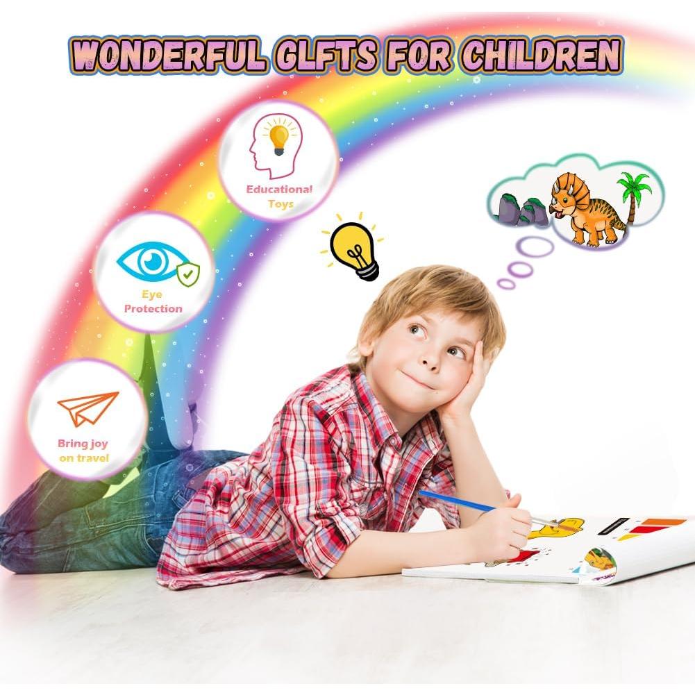 Conjunto de Pintura Acuarela YMluky 20 Páginas para Niños