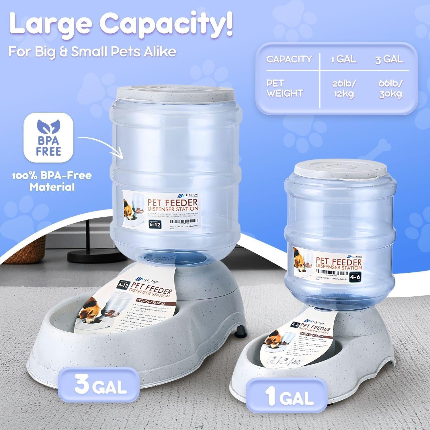 Dispensador de Comida Automático Flexzion 11.36L para Mascotas