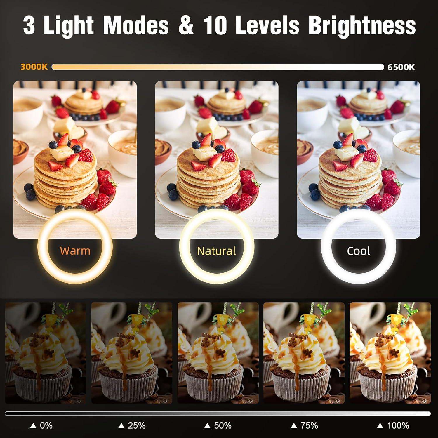 Anillo de Luz Evershop 30.48 cm con Soporte para Teléfono