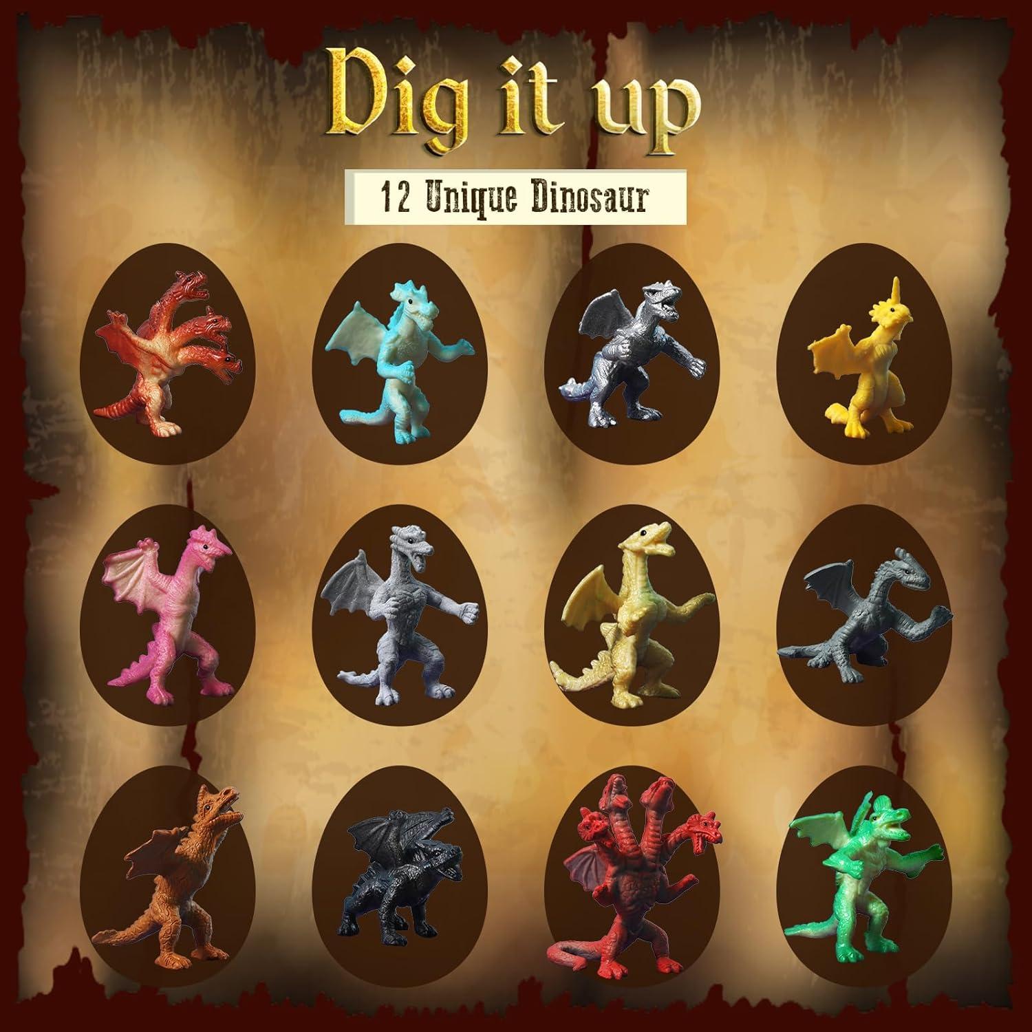 Kit de Excavación Dragón Jumbo Gamerside - 12 Dinosaurios