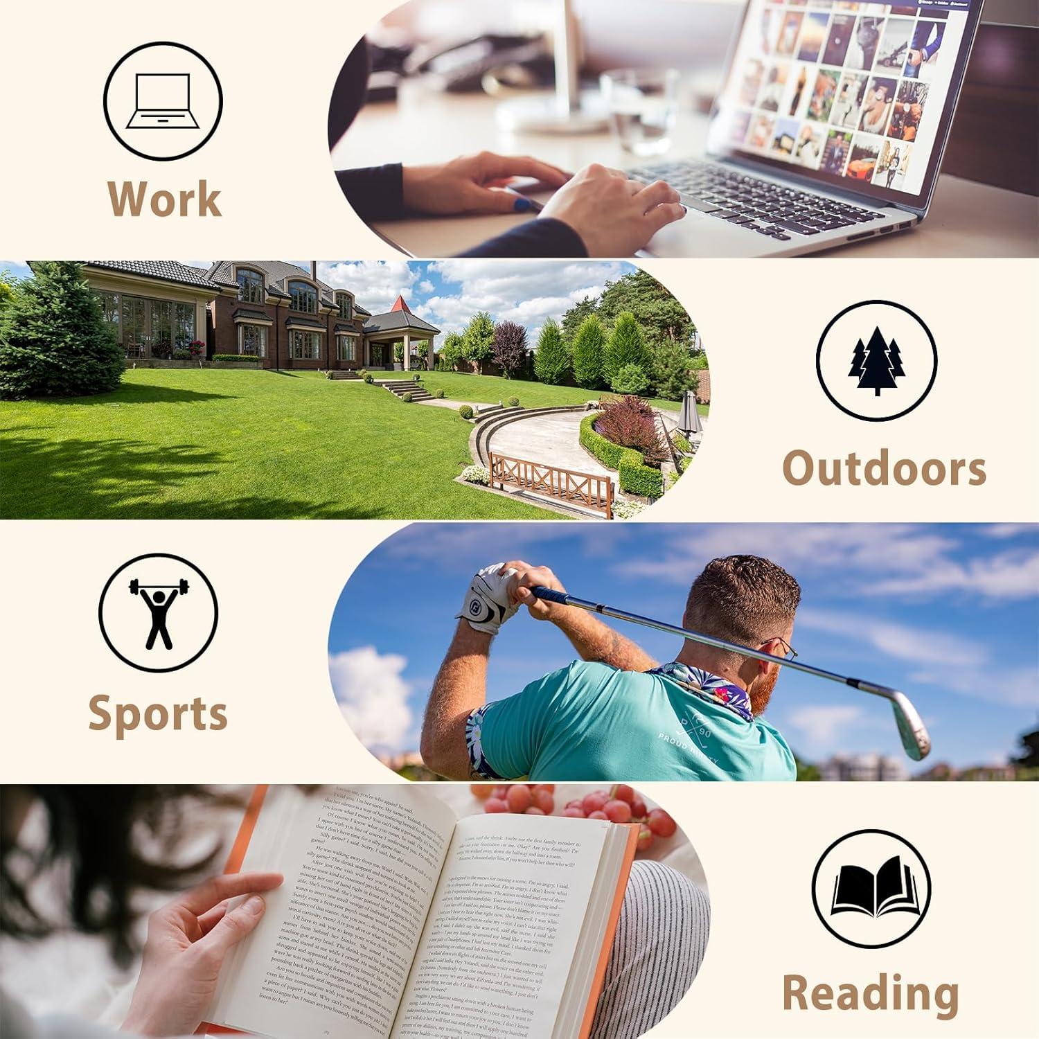 Gafas de lectura progresivas fotocromáticas UV400 para mujer