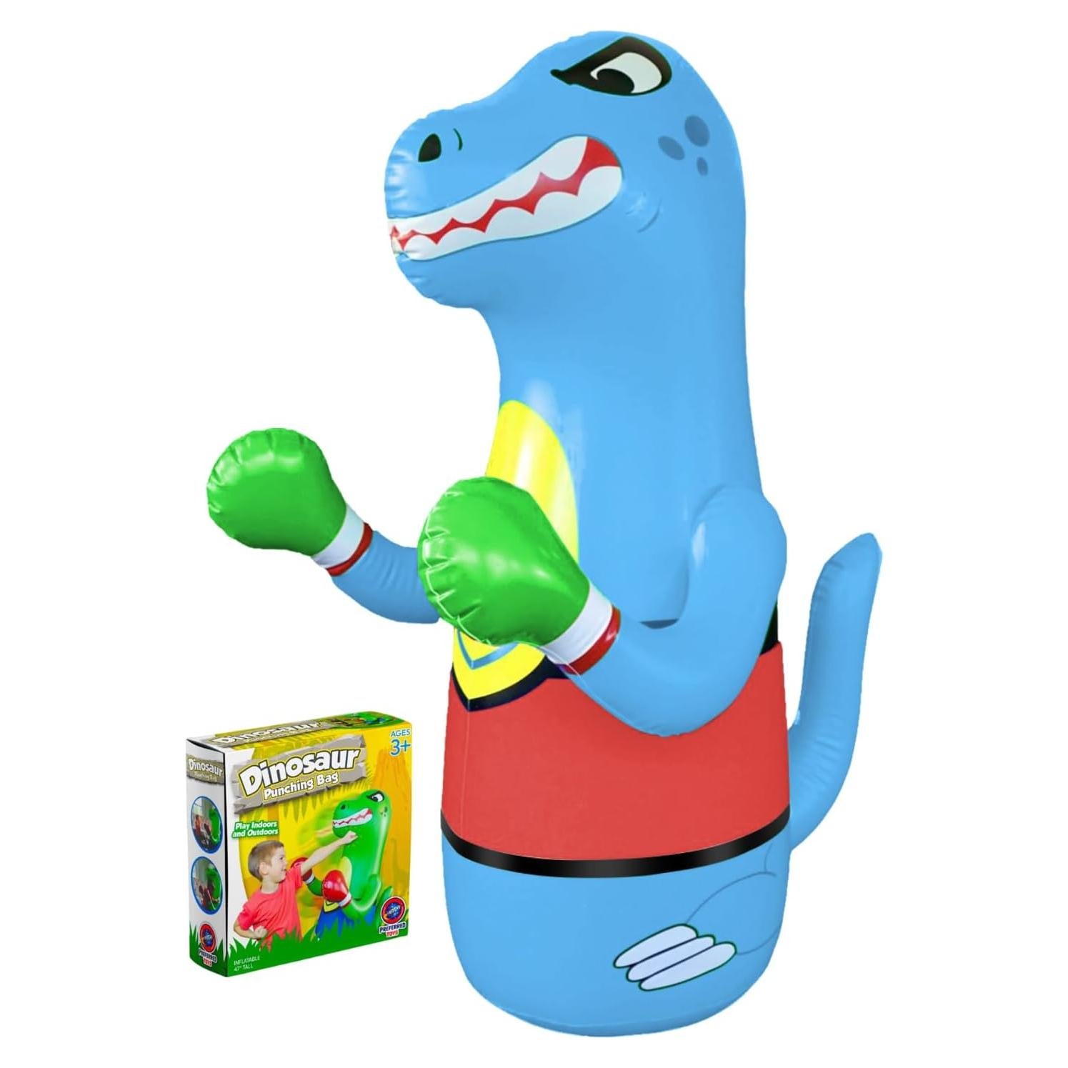Saco de Boxeo Inflable Dinosaurio - Preferred Toys 119 cm