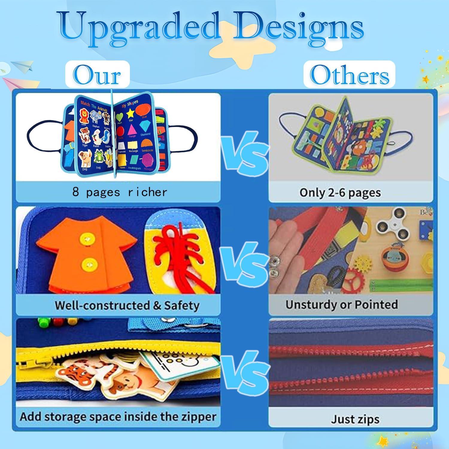 Tablero Ocupado Montessori Amor Gift 27.9x22.9cm Juguete