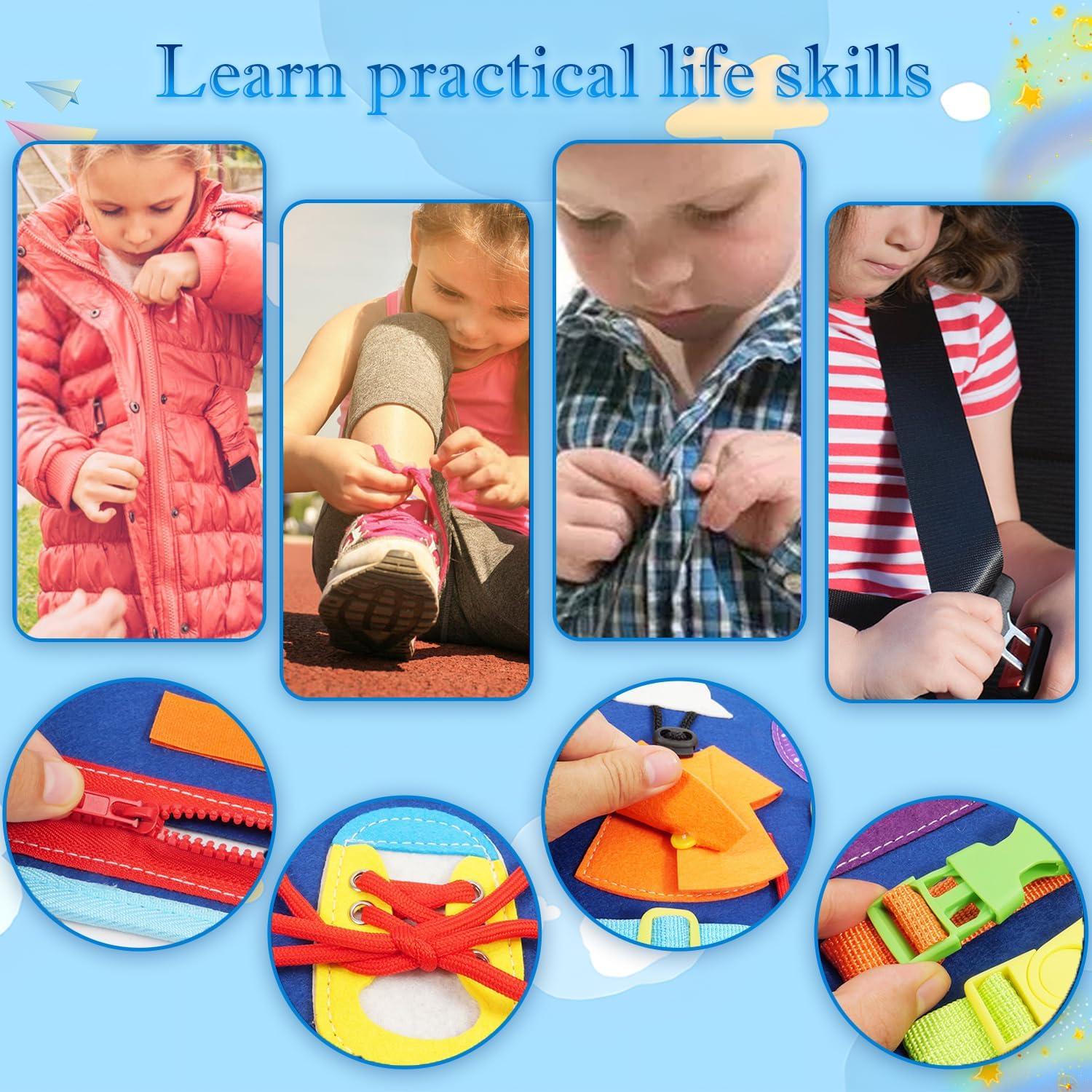 Tablero Ocupado Montessori Amor Gift 27.9x22.9cm Juguete