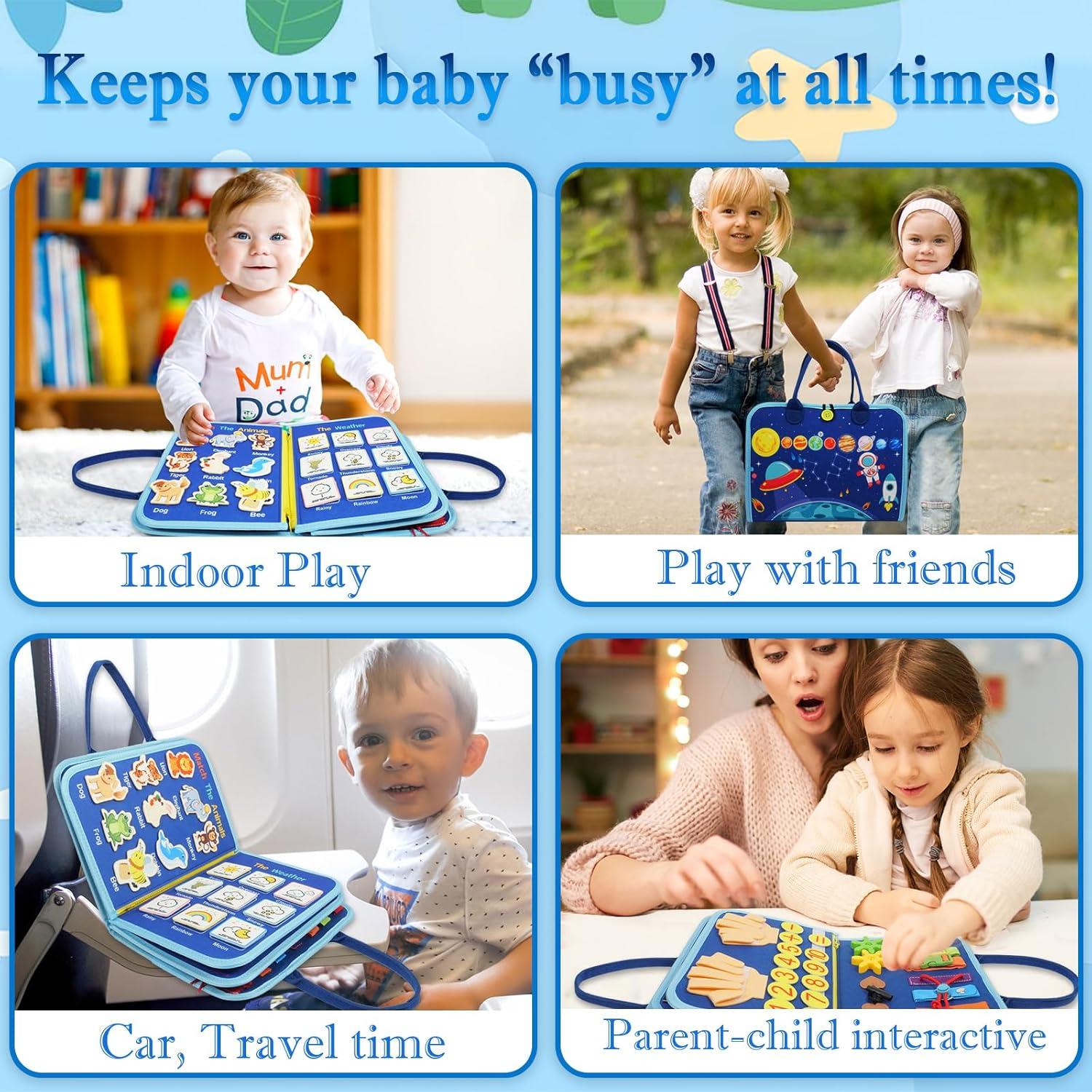 Tablero Ocupado Montessori Amor Gift 27.9x22.9cm Juguete