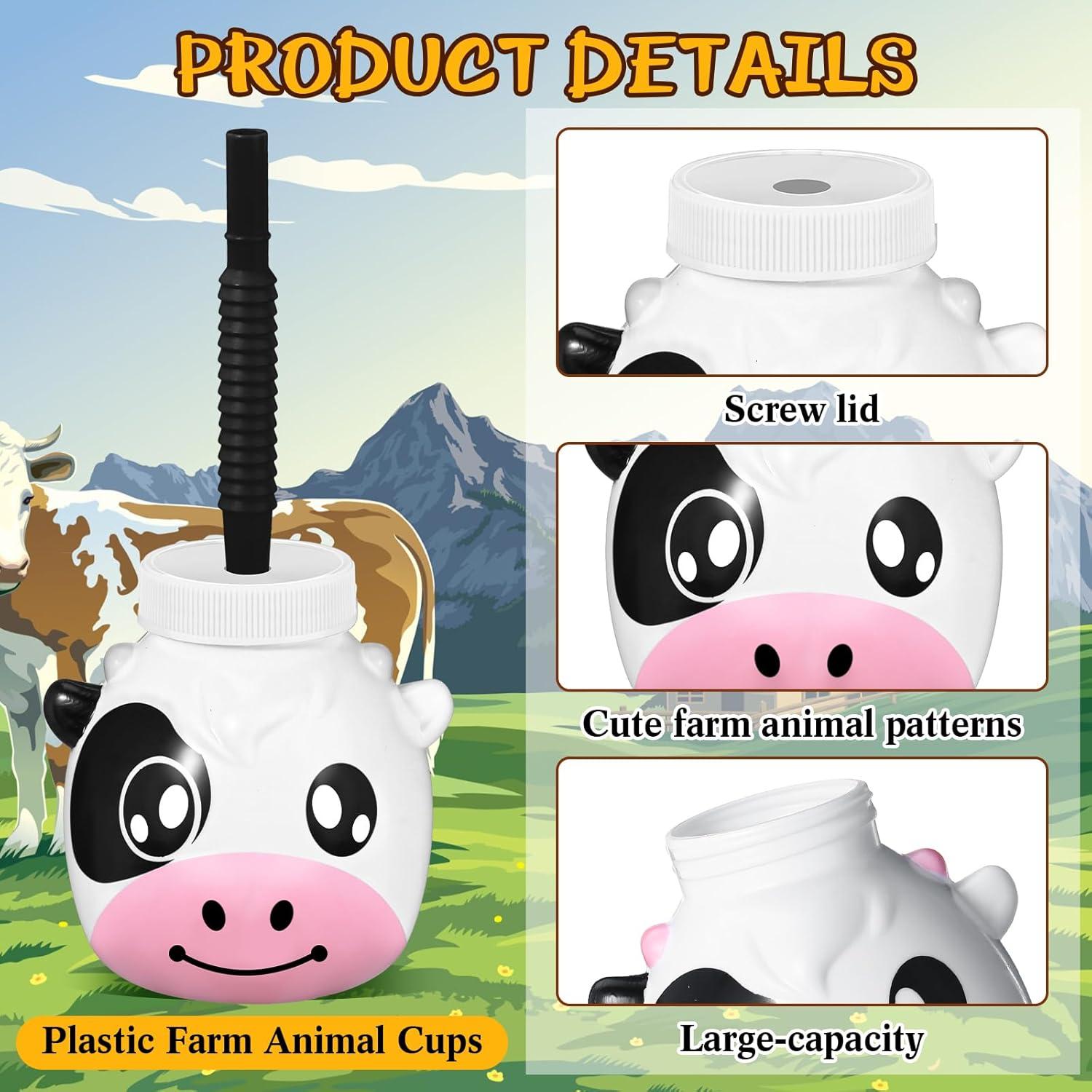 Tazas de Animales de Granja Roshtia 12 Piezas 325 ml