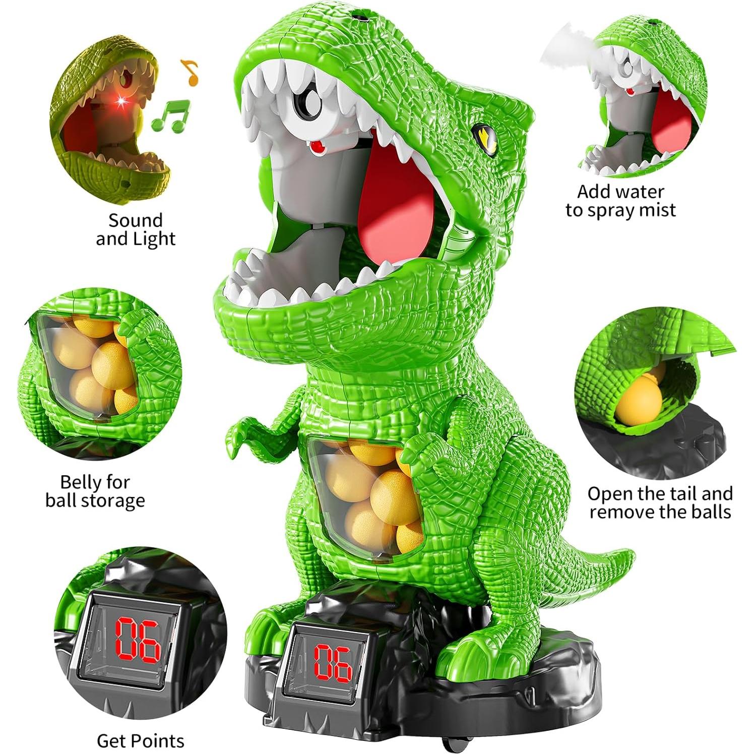 Juguete de Disparo Dinosaurio Babyhome Verde 3-12 Años