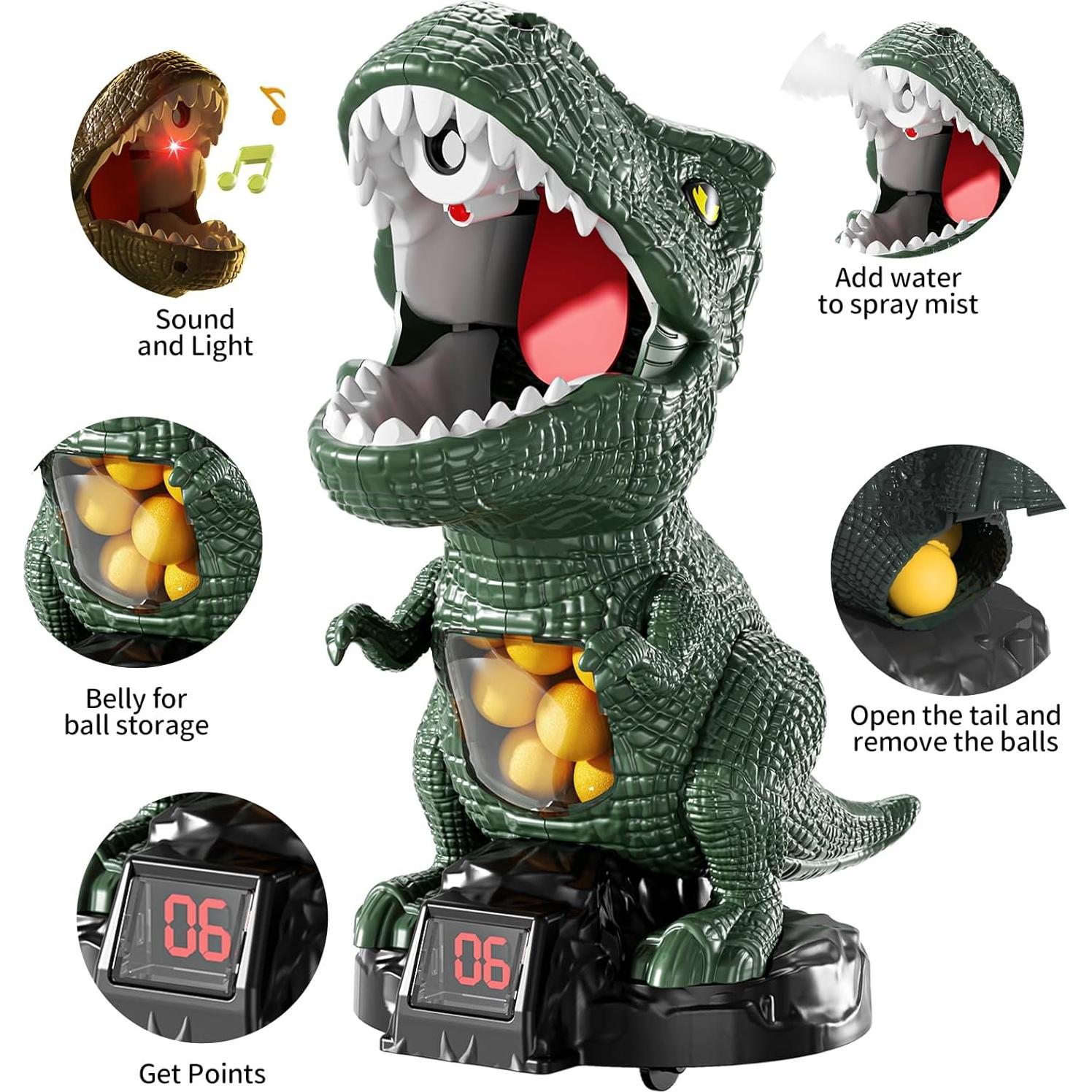 Juguete de Disparo Dinosaurio Babyhome Marino 29x13cm