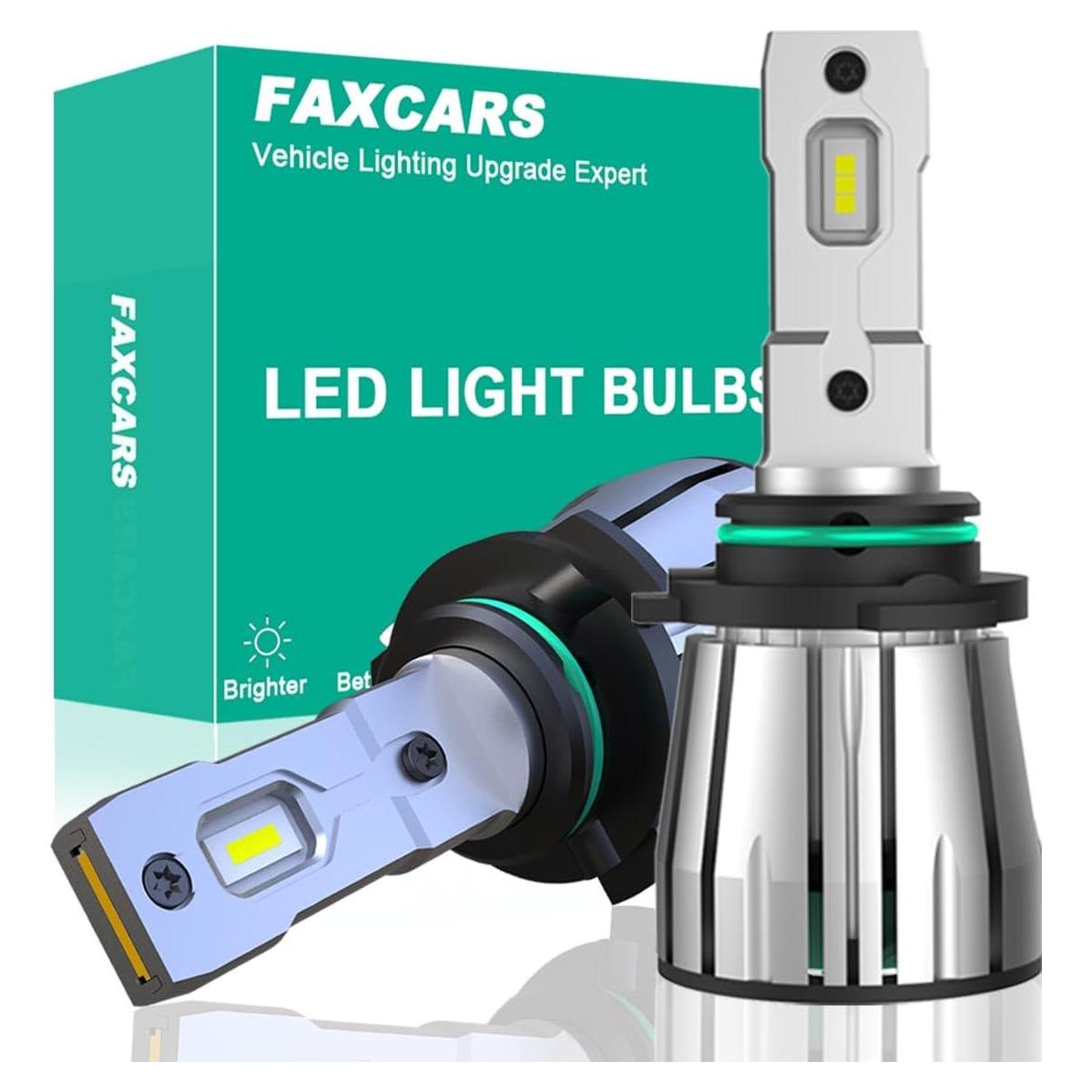 Bombillas LED FAXCARS 9006 para Luces Antiniebla 6000K - Paquete de 2