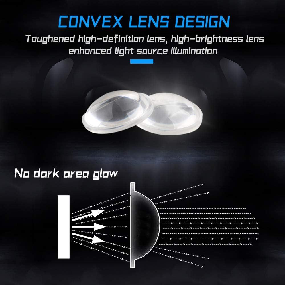 Luz de Niebla LED KaiDengZhe 3.5" Azul Hielo 10W 2 Unidades