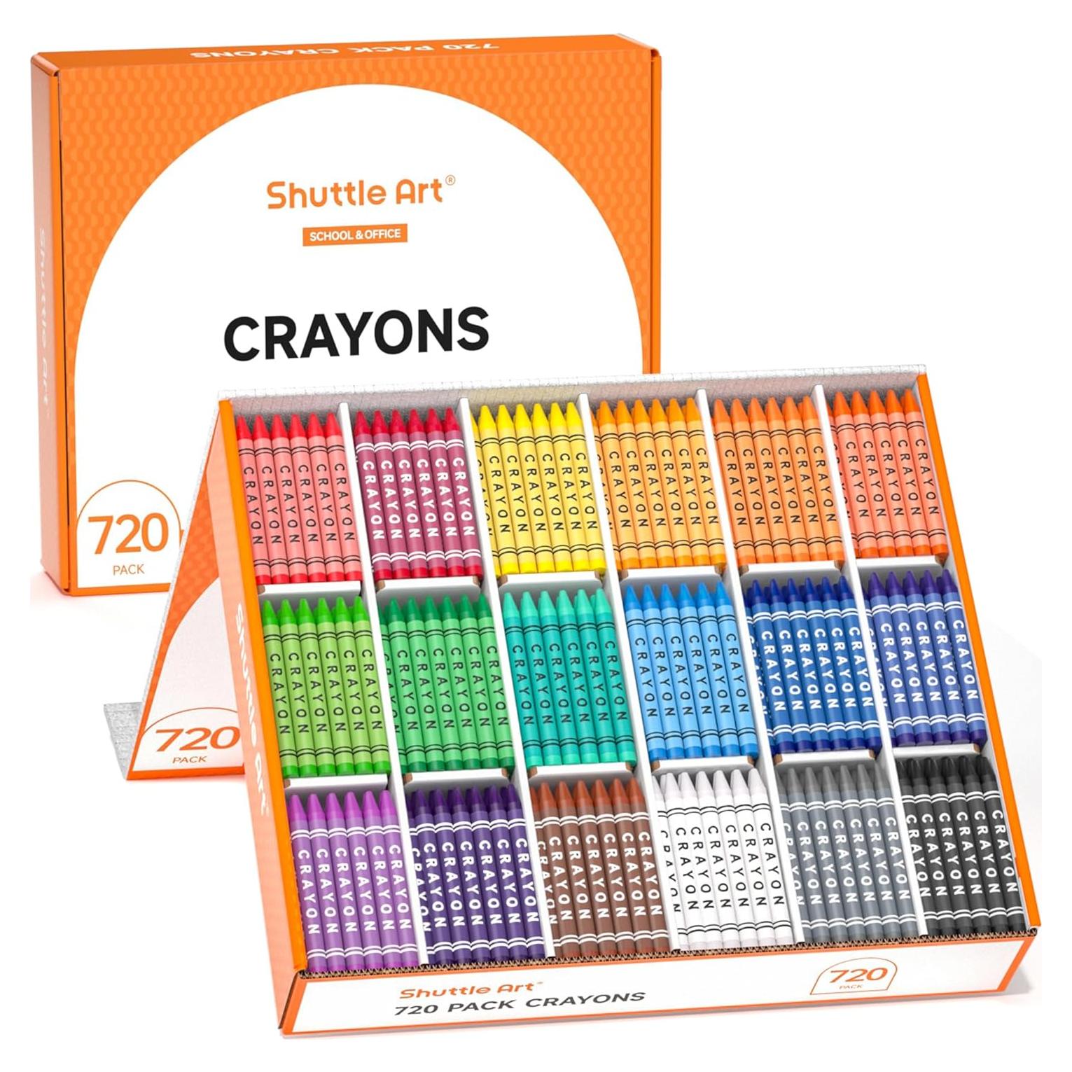 Crayones Shuttle Art 720 Piezas Multicolor No Tóxicos