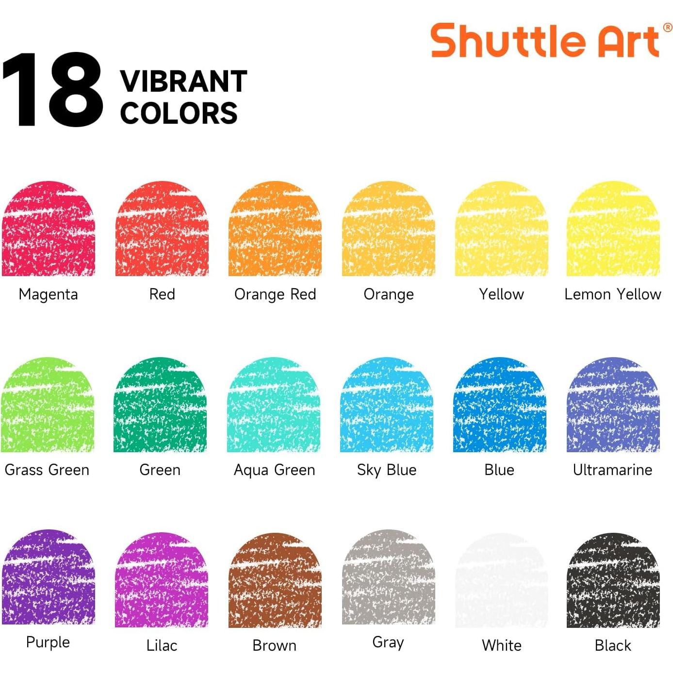 Crayones Shuttle Art 720 Piezas Multicolor No Tóxicos