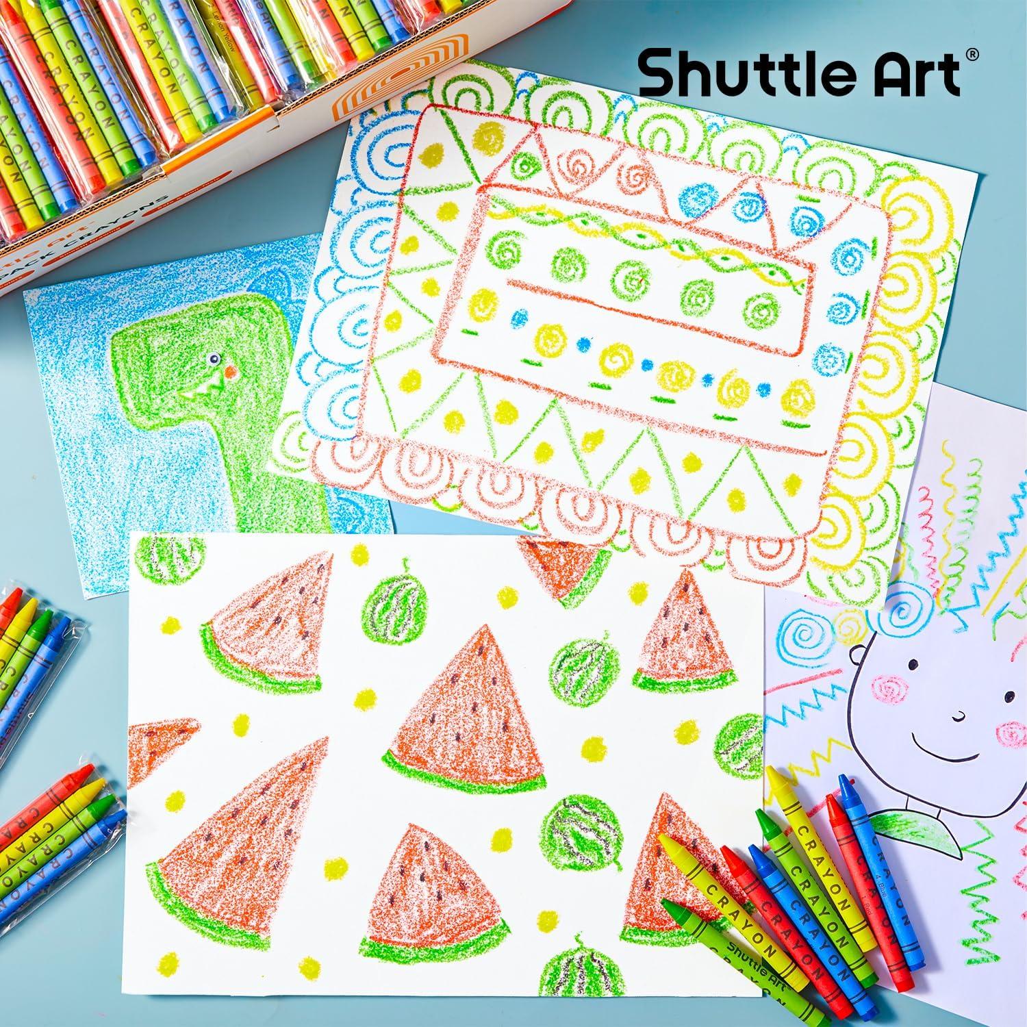 Conjunto de Crayones Shuttle Art 800 Crayones Multicolor