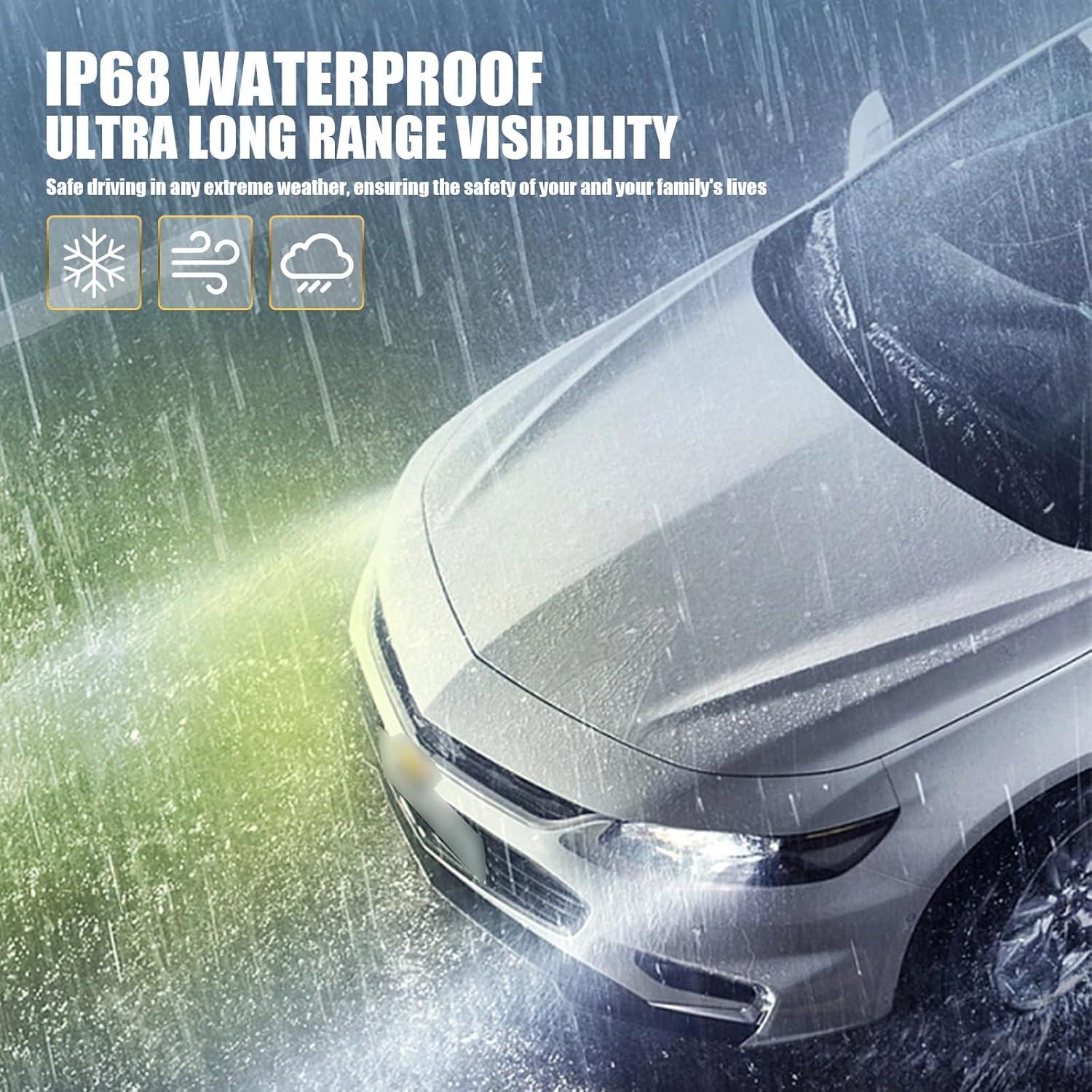 Pack 2 Bombillas H1 GKmow 12-24V Luz Blanca Mini 1:1