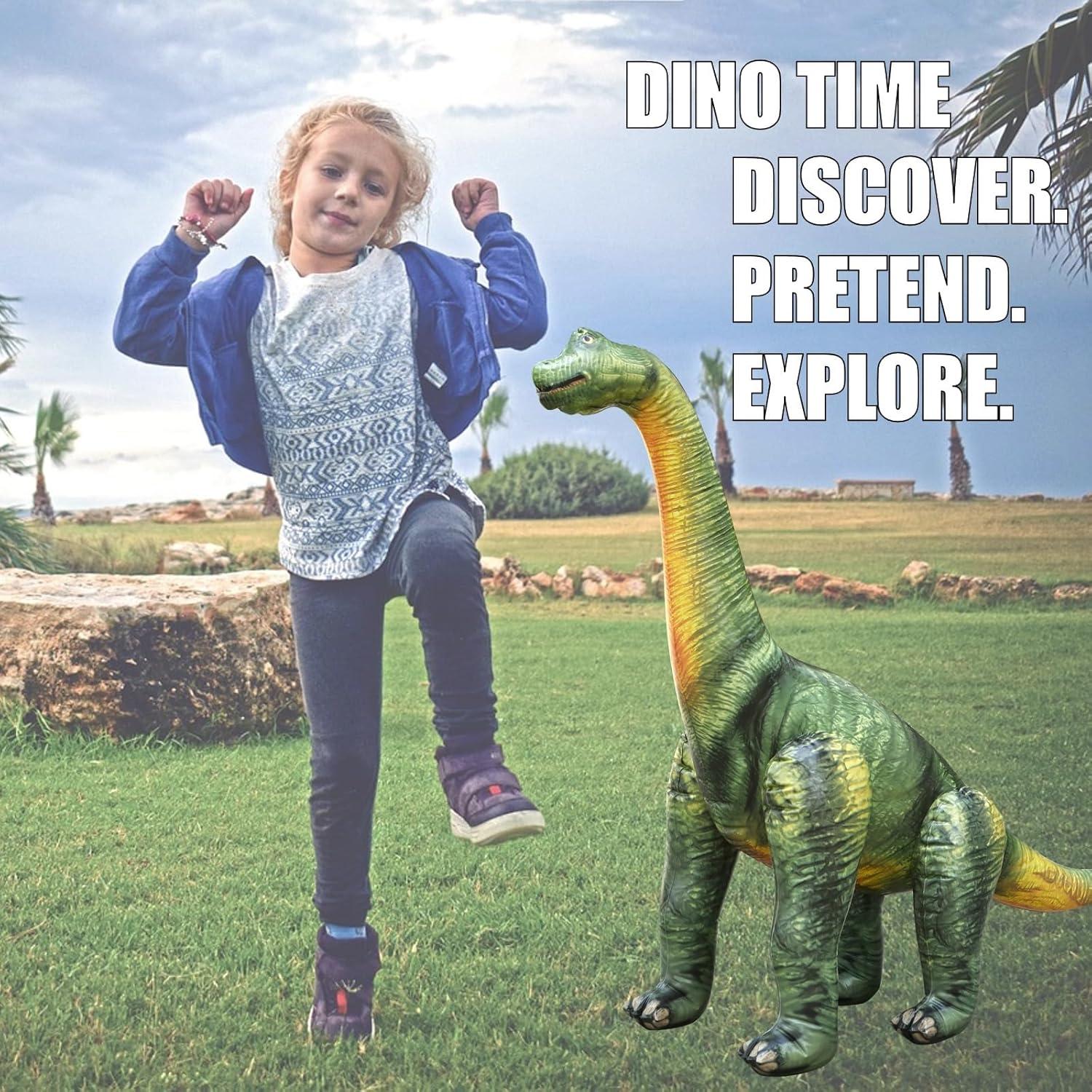 Jet Creations Dinosaurio Inflable Brachiosaurus 91 cm Verde