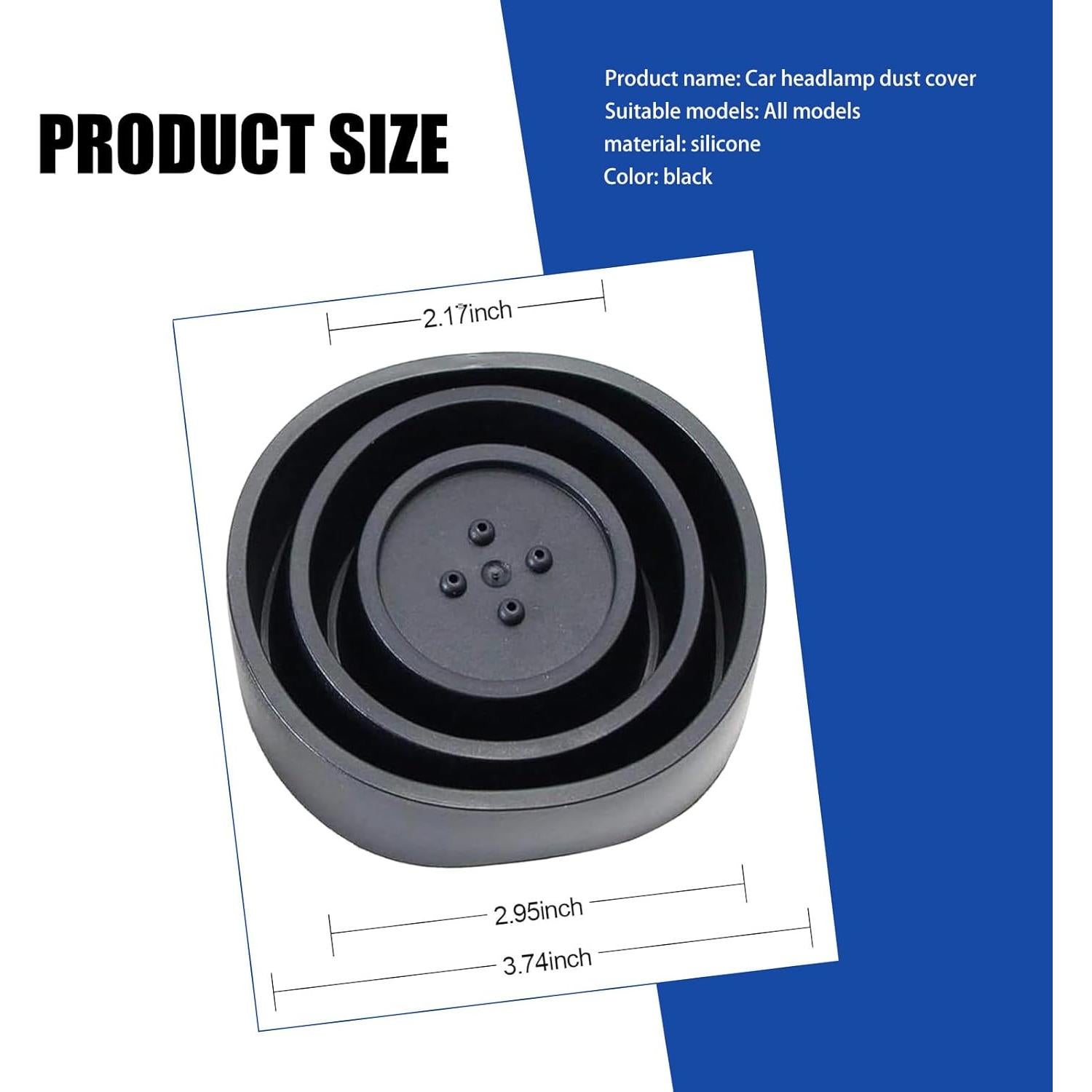 Cubierta de Polvo para Bombilla LED H7 H4 Jokormo 2 PCS