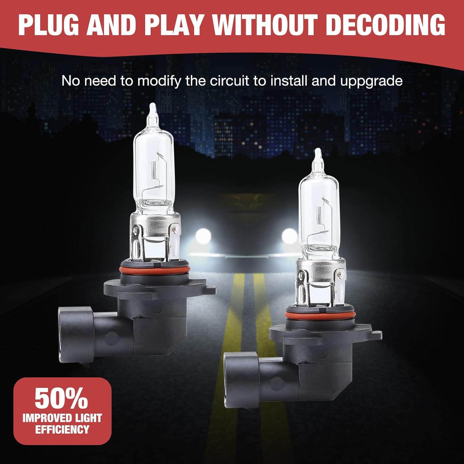 Bombillas Halógenas Fasebeek 9005 12V 55W 2 PCS Luz Niebla