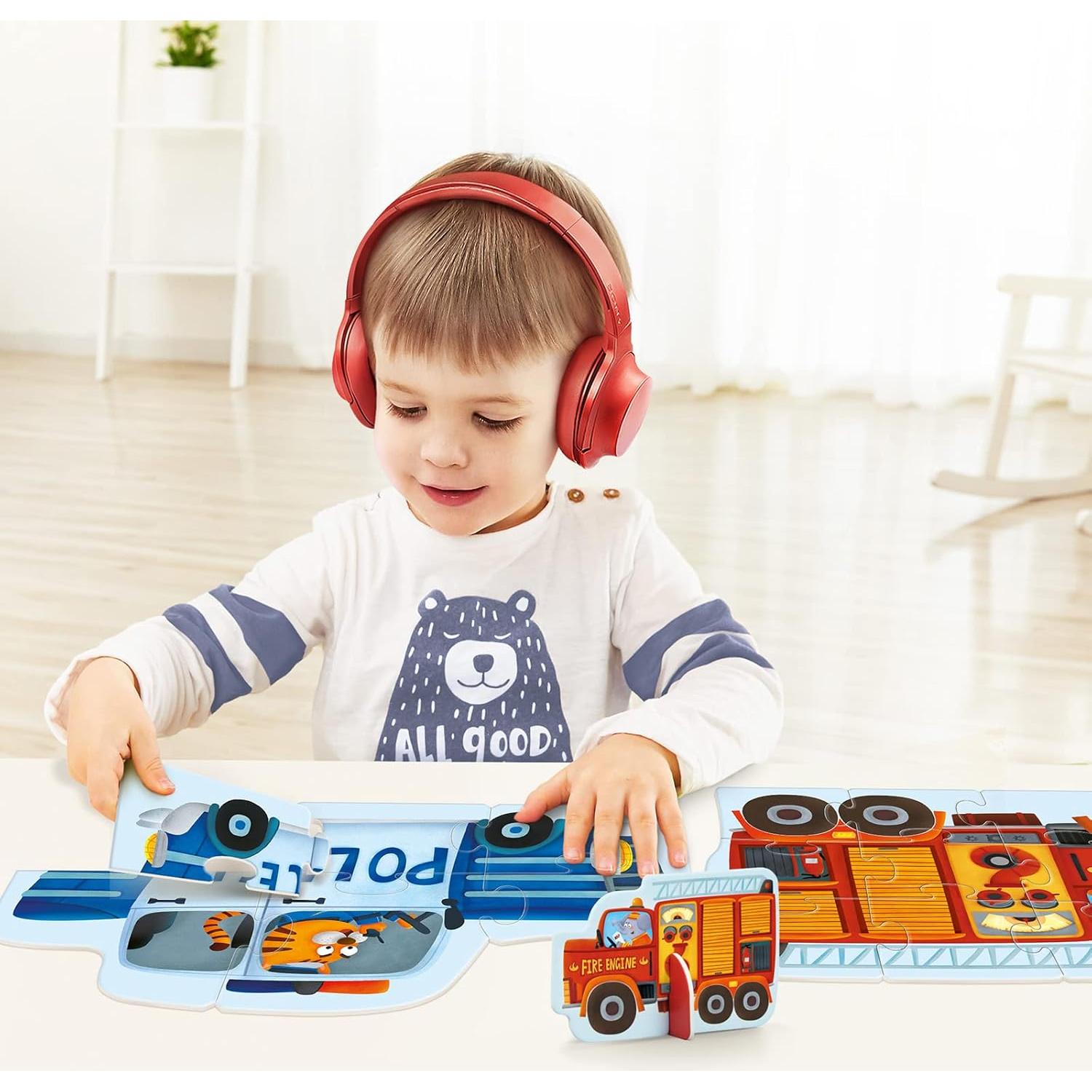 Rompecabezas TOI 6 Paquetes Animales Piezas Grandes 24x24cm