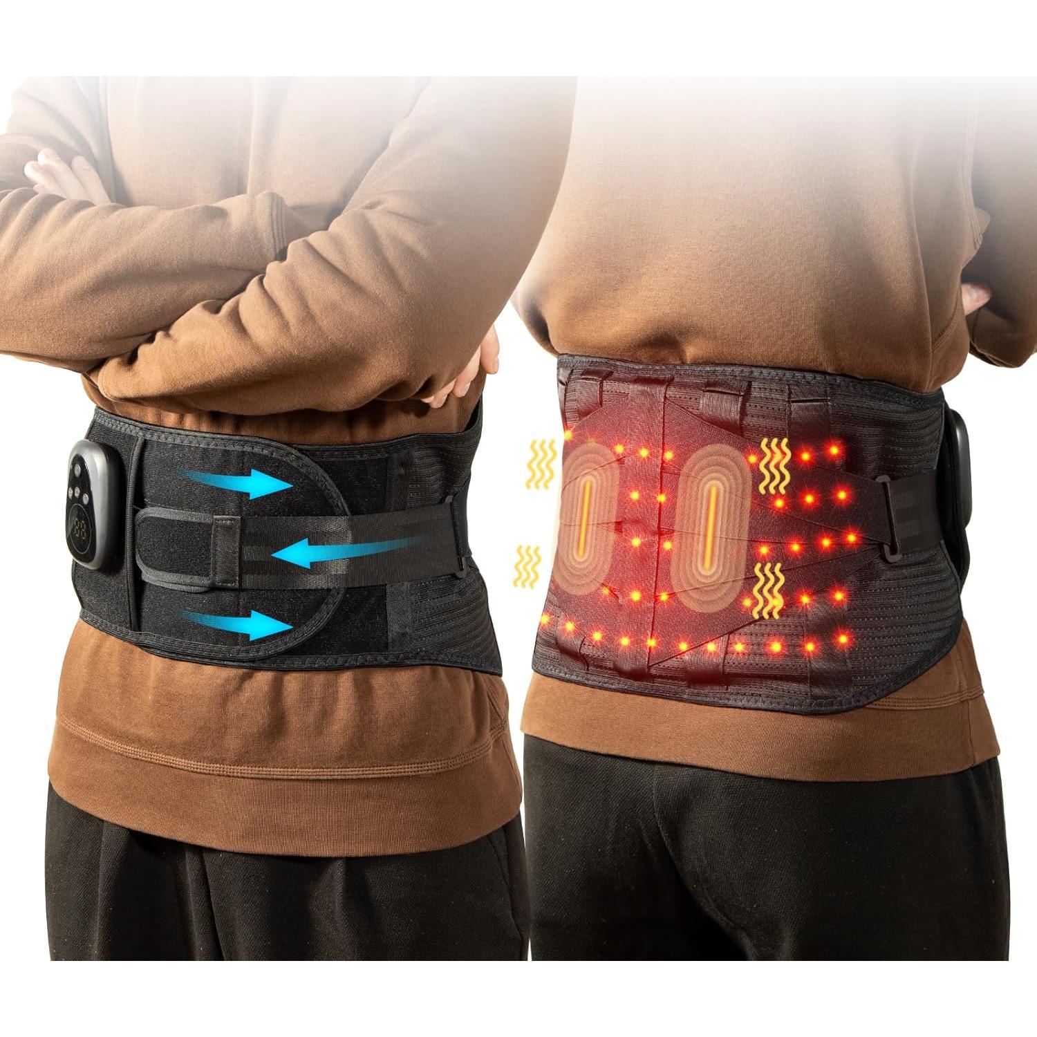 Cinturón Masajeador Oramuon con Calor y Luz Roja 5000 mAh