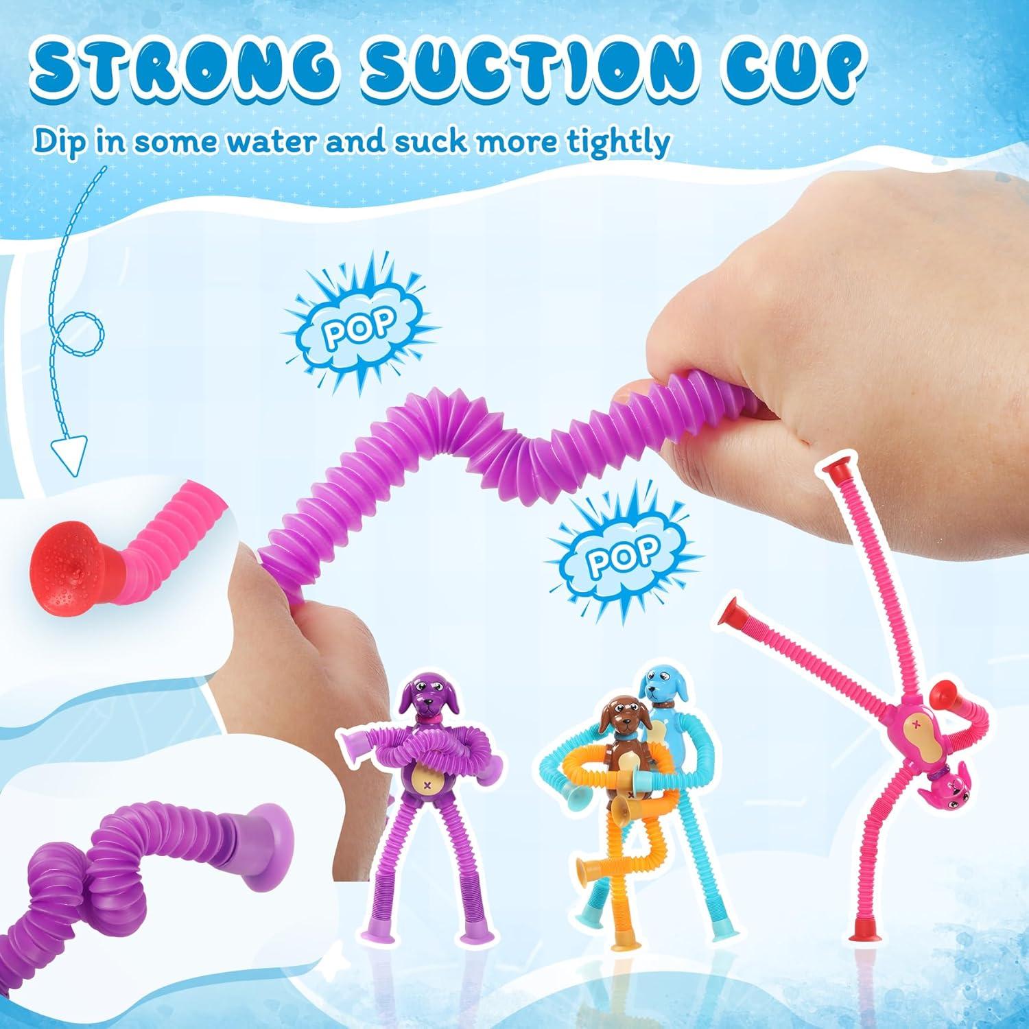 Juguete Sensorial Tubos Pop Witmelt 4 Pcs para Niños